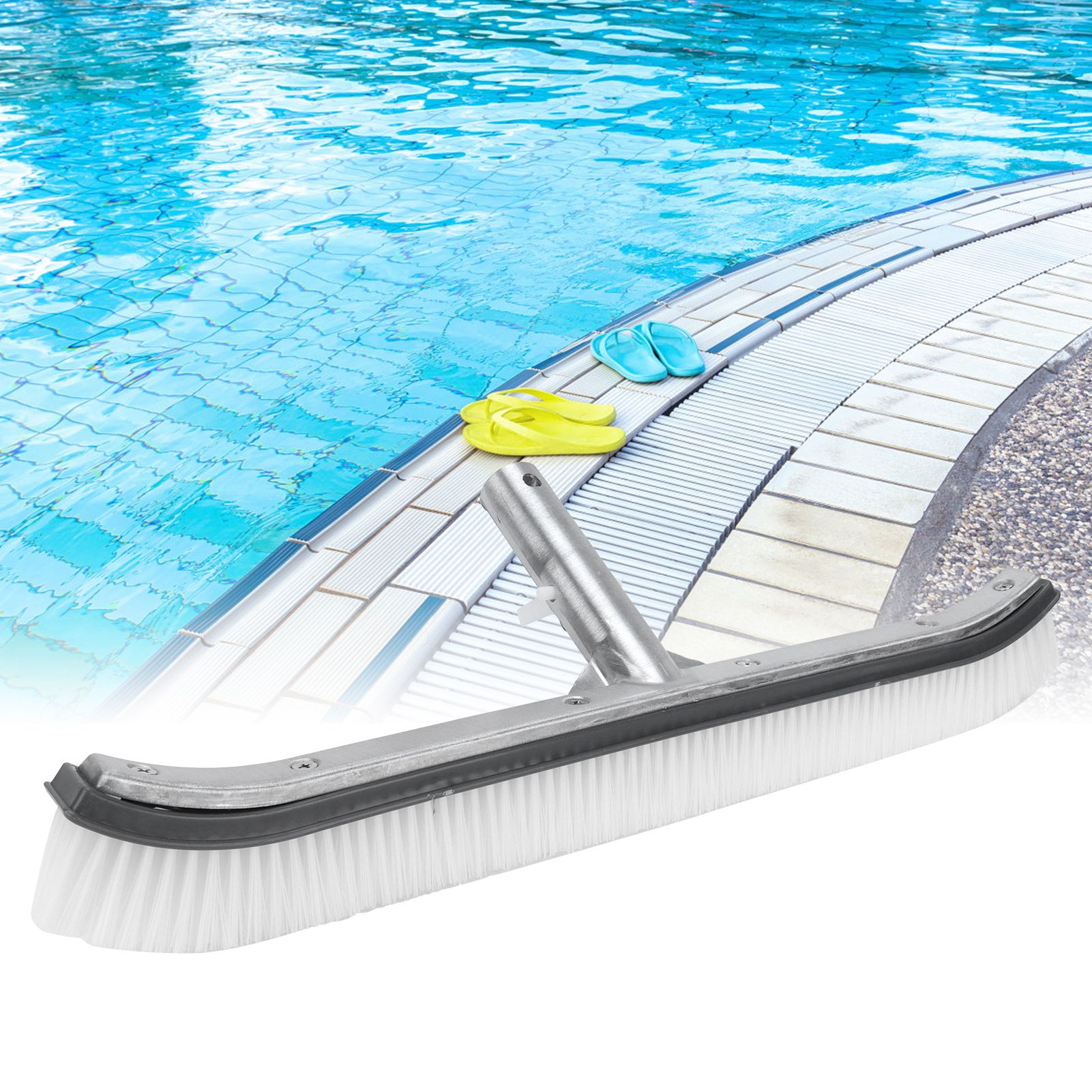18in Aluminium Swimming Pool Cleaning Brush Swimming Pool Cleaning Accessories view 11