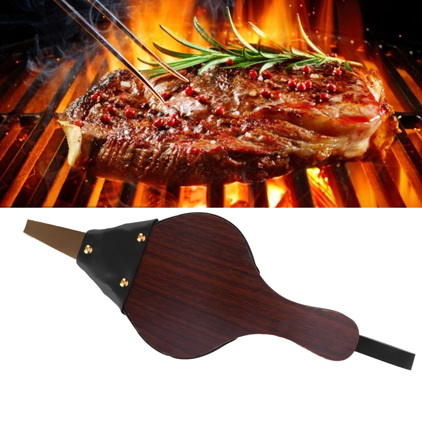 Manual Fireplace Bellow Wooden Barbecue Air Blower Outdoor Camping BBQ Accessory view 12