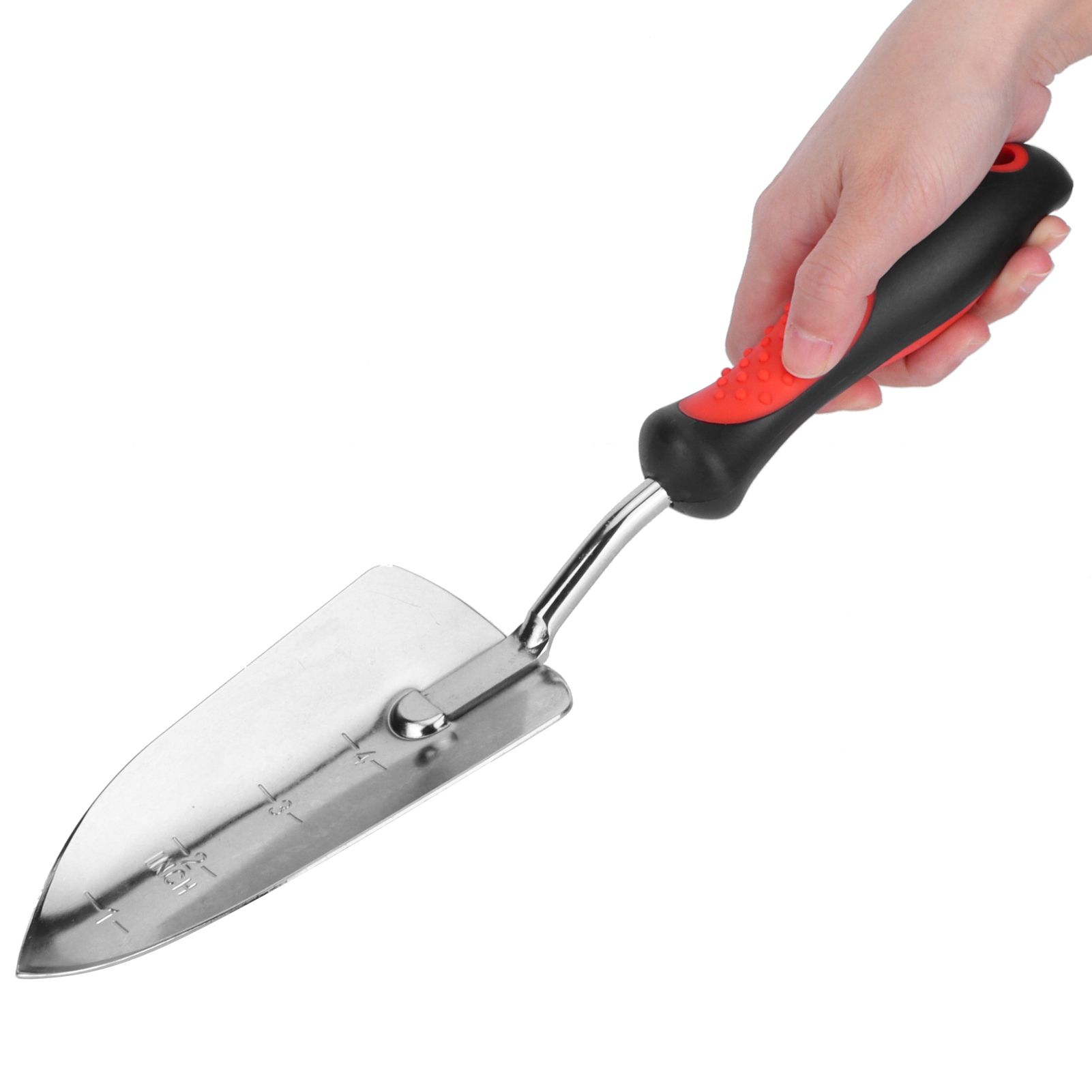 Garden Shovel Chrome Plated Digging Planting Spade Tool Gardening Accessory 340mm view 6