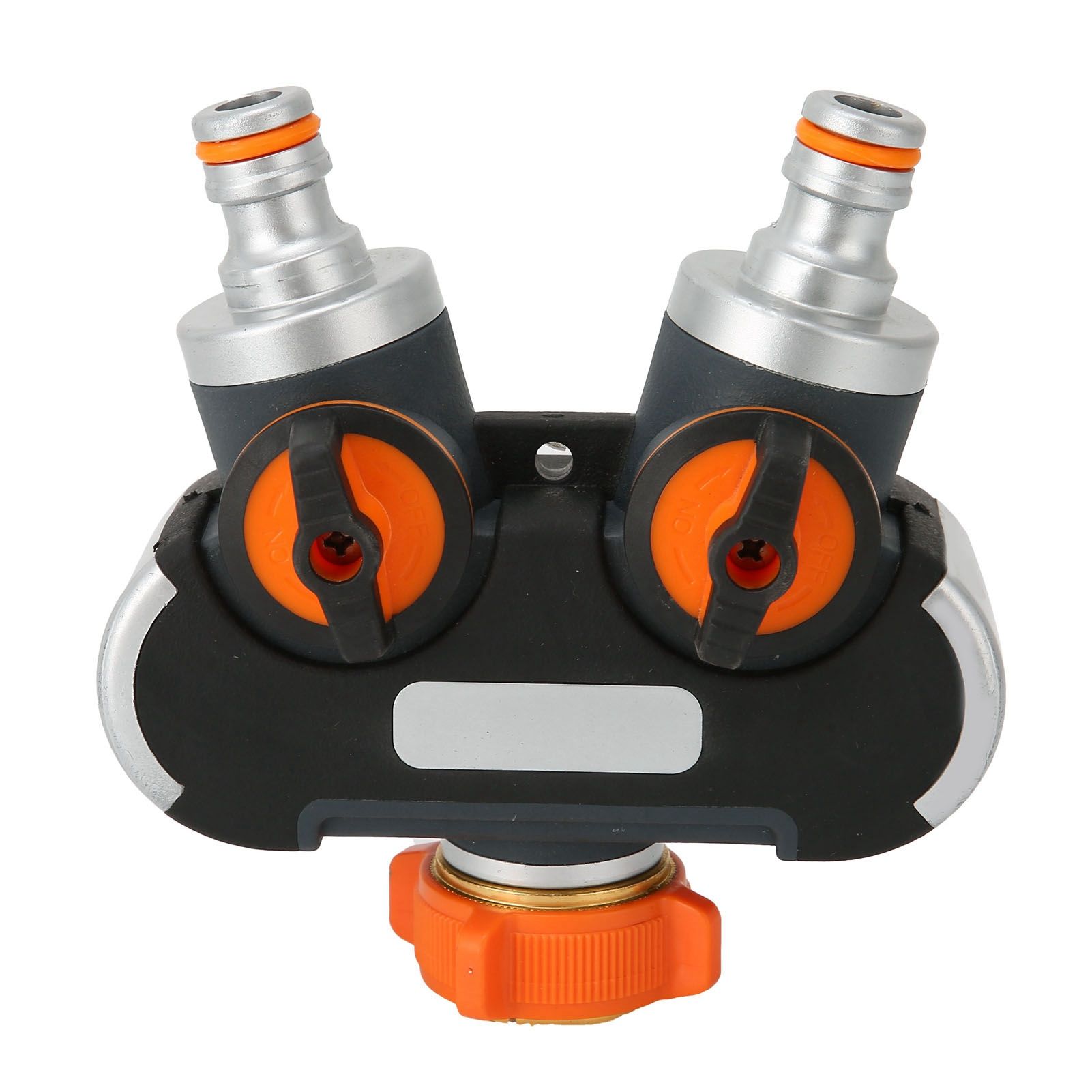 2 Way Hose Splitter with Valve Garden Irrigation Faucet Connector Adapter view 2