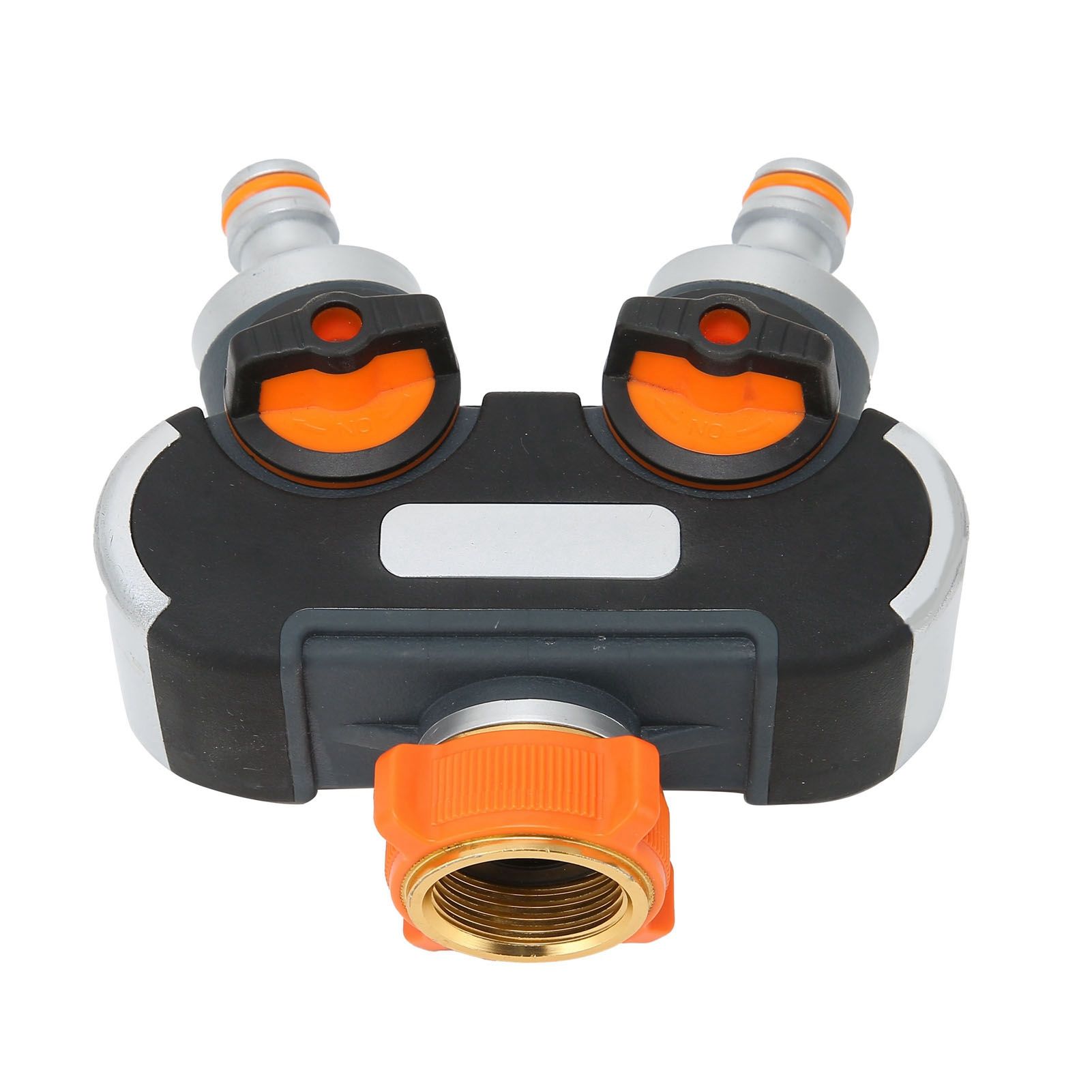2 Way Hose Splitter with Valve Garden Irrigation Faucet Connector Adapter view 4