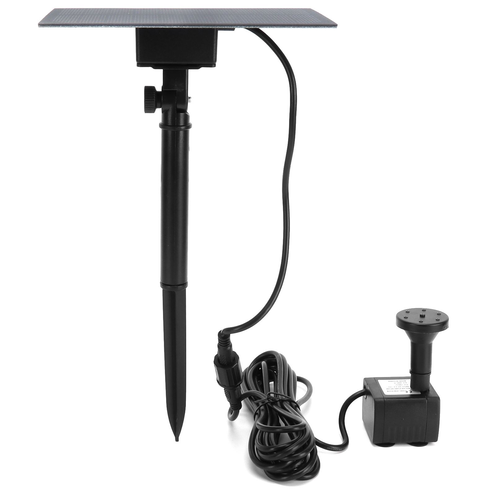 Solar Powered Fountain Outdoor Square 5V Floating Bird Bath Fountain Landscape view 4