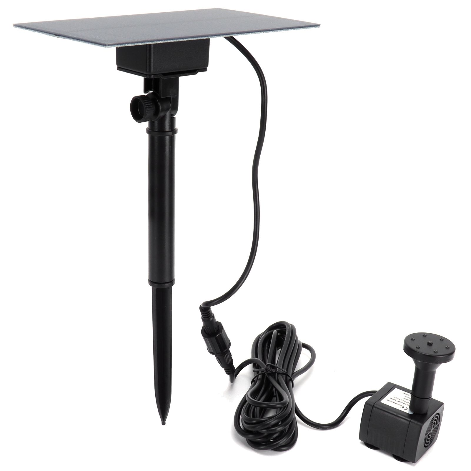 Solar Powered Fountain Outdoor Square 5V Floating Bird Bath Fountain Landscape view 5
