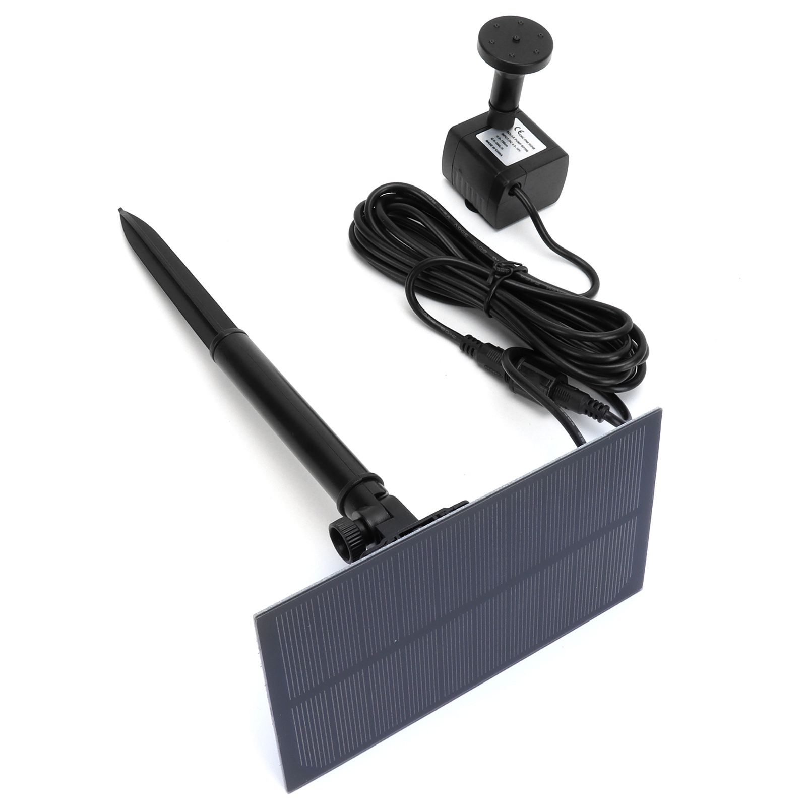 Solar Powered Fountain Outdoor Square 5V Floating Bird Bath Fountain Landscape view 6