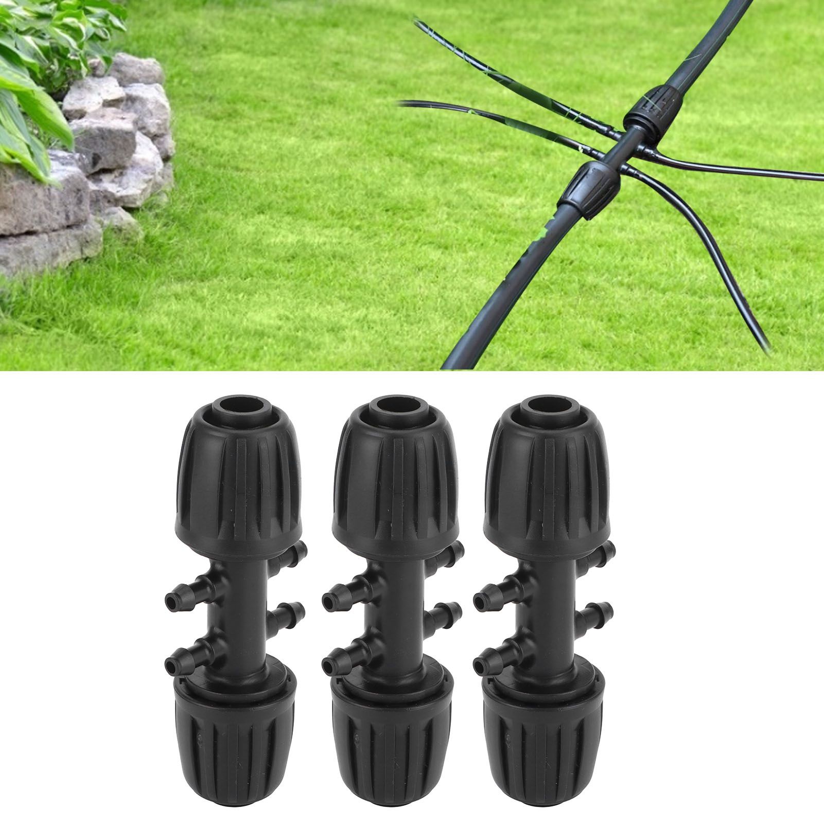 10Pcs Barbed Reducing Connector 16mm Tube to 4/7 Adapter Garden Irrigation view 11