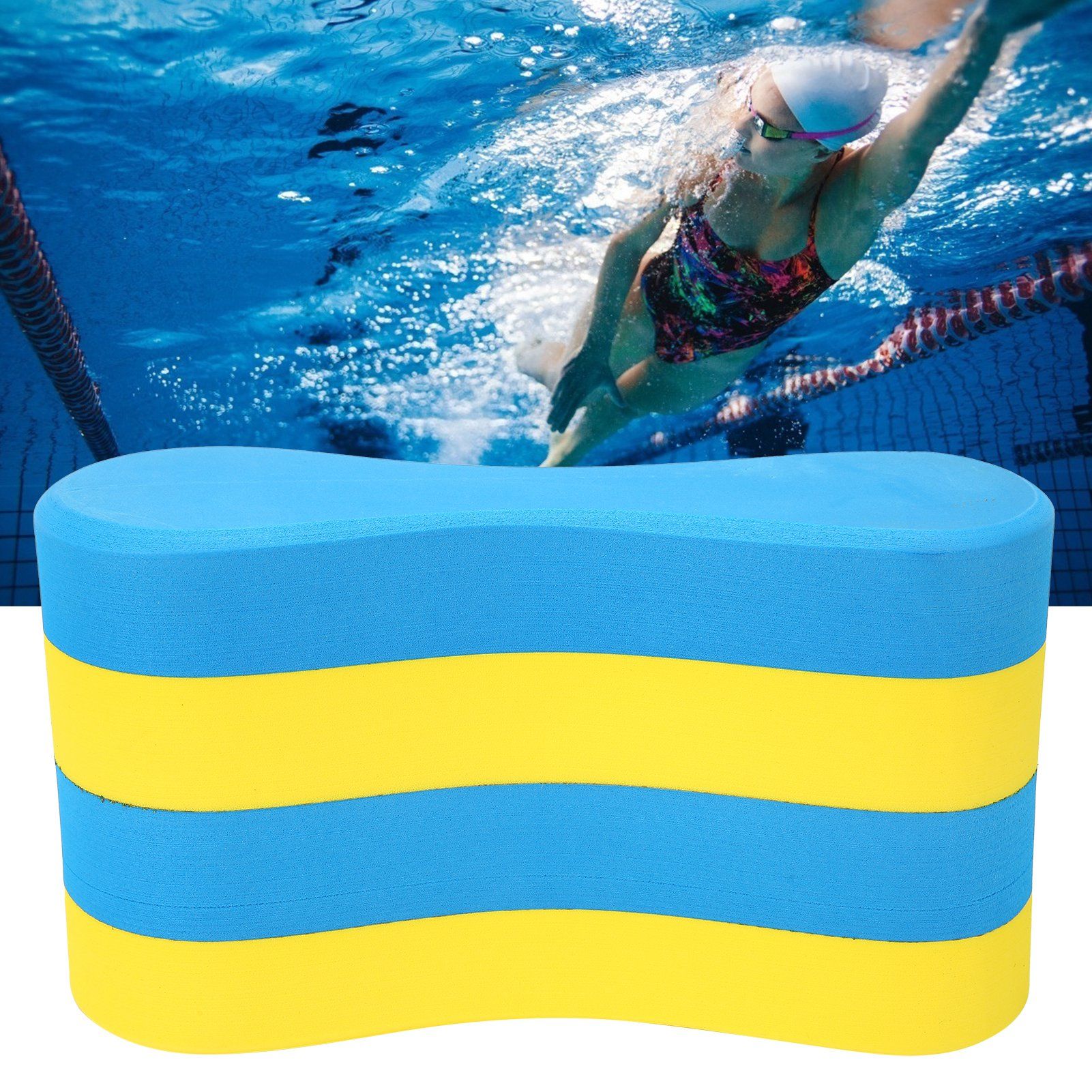 Swim EVA Floating Board Swim Clip Leg Board Kickboard for Swimming Training view 12