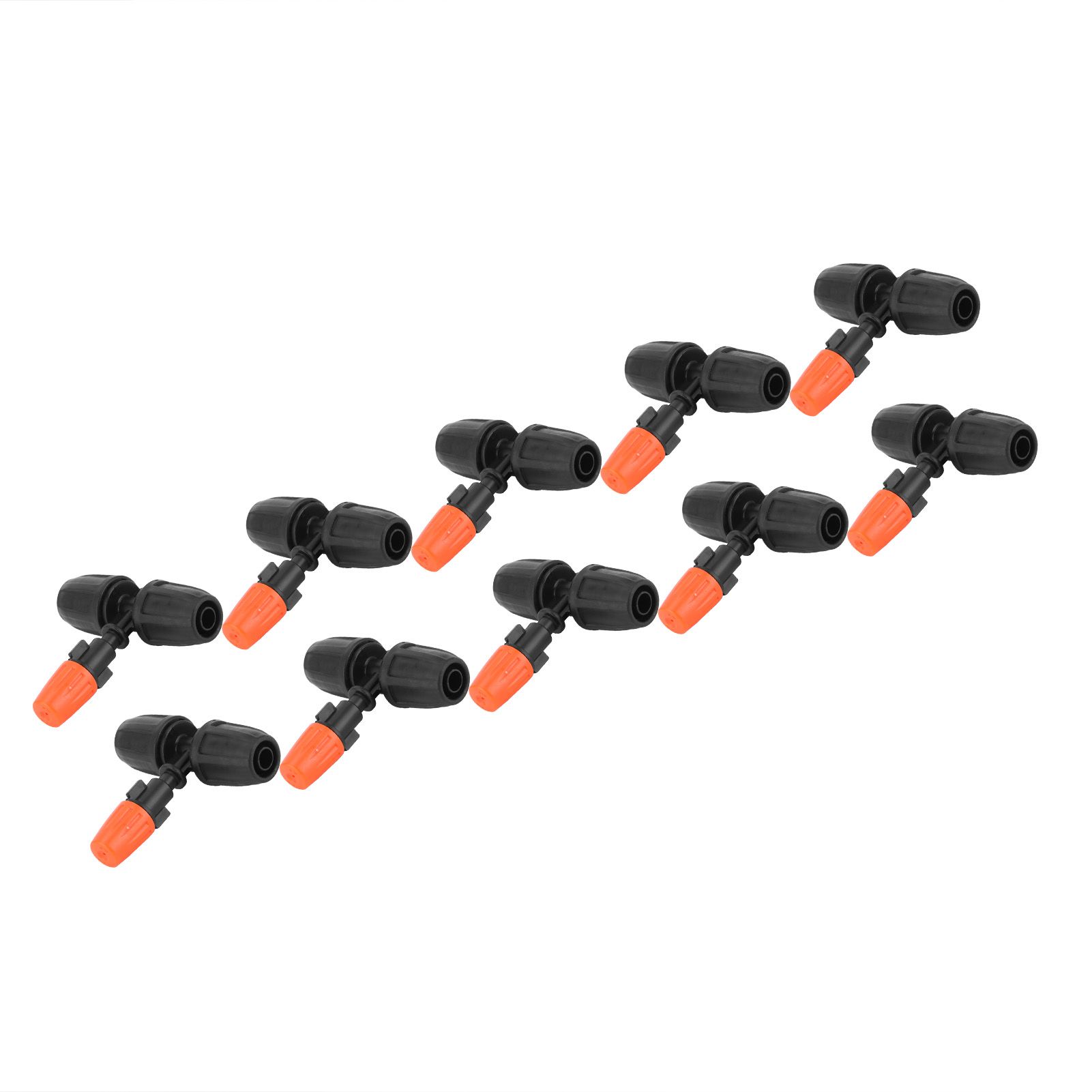 10Pcs Garden Tee with Adjustable Misting Nozzle for 8/12 Tube Irrigation view 7