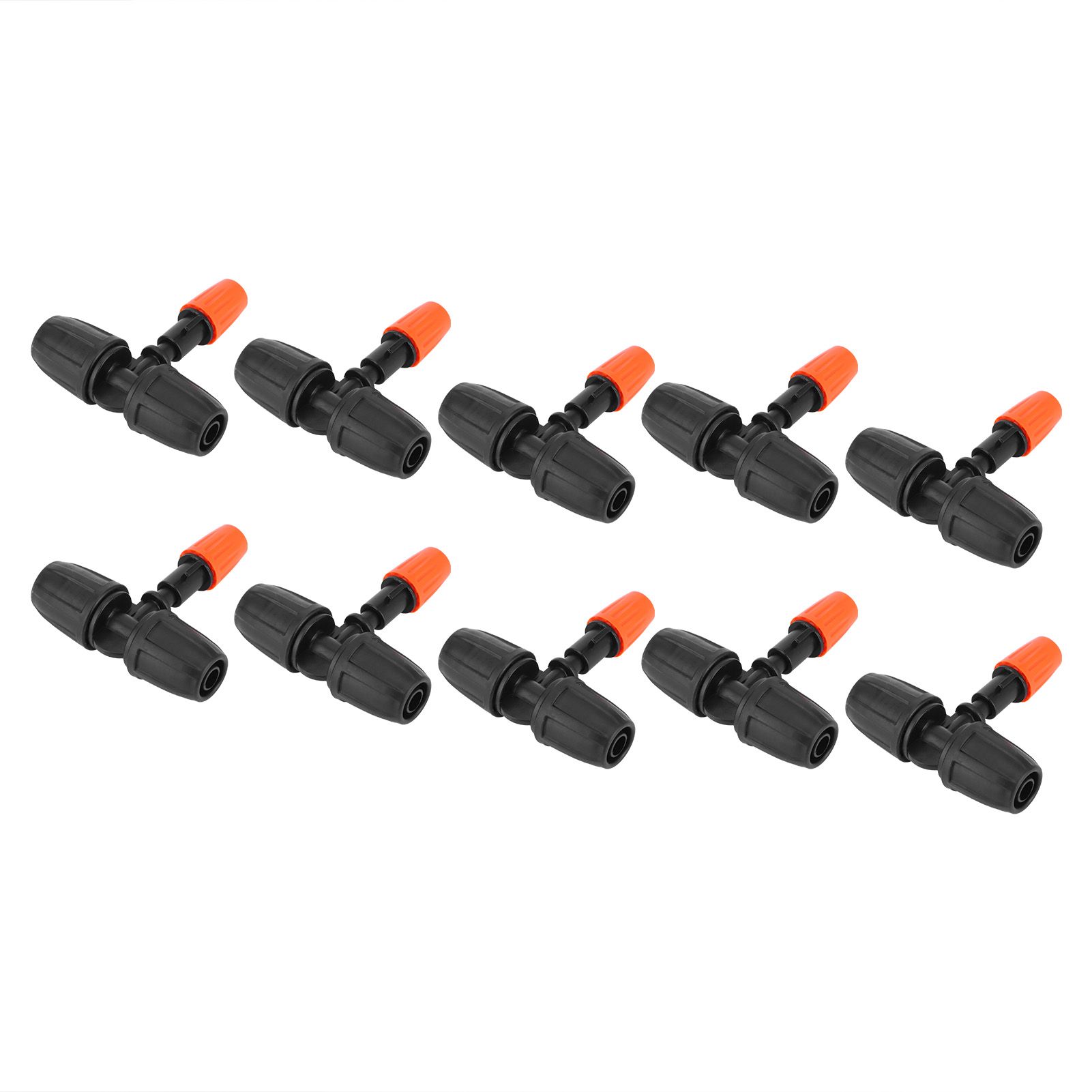 10Pcs Garden Tee with Adjustable Misting Nozzle for 8/12 Tube Irrigation view 9