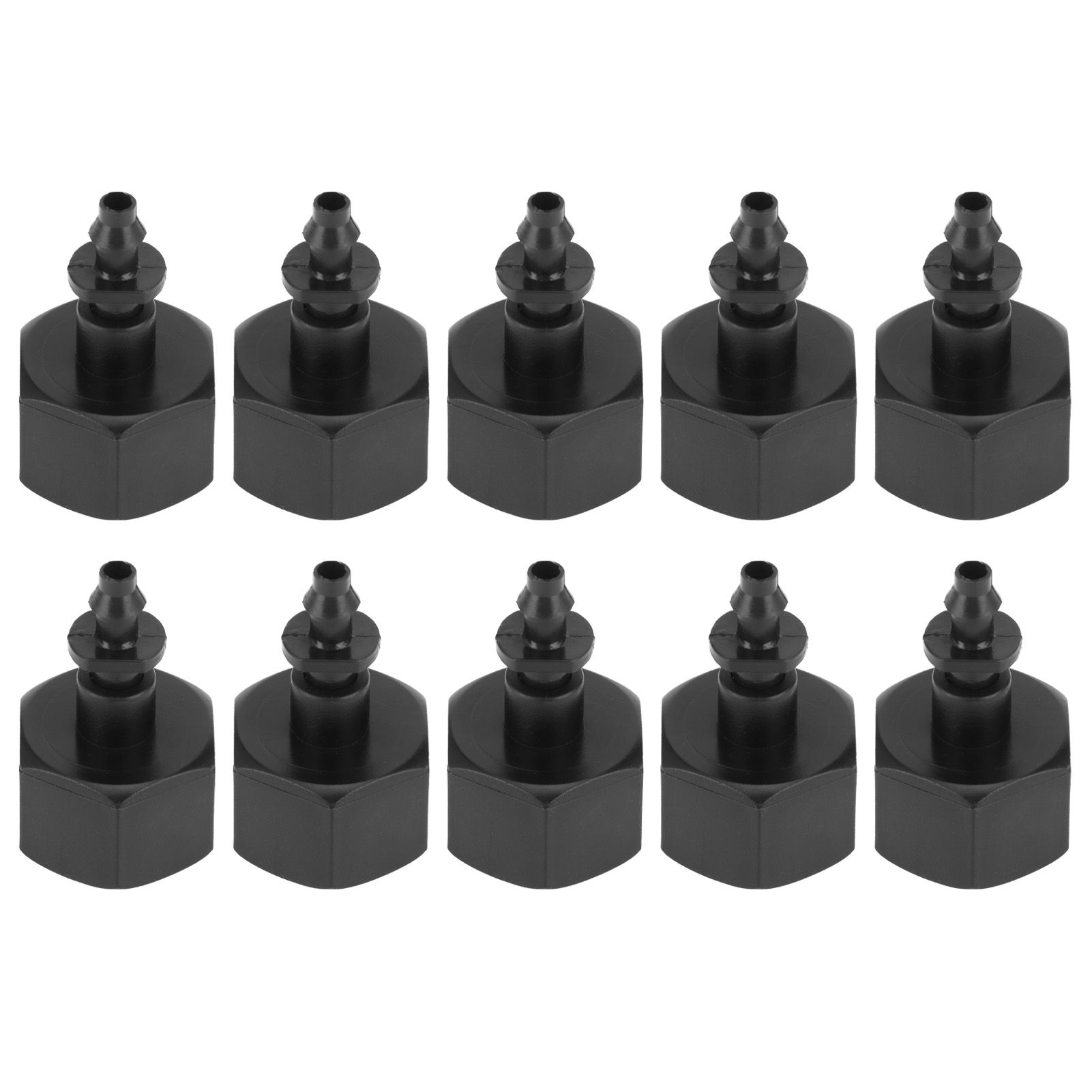 10PCS G1/2 Female Thread to 6.5mm Barb Connectors 4/7 Hose Connector view 2