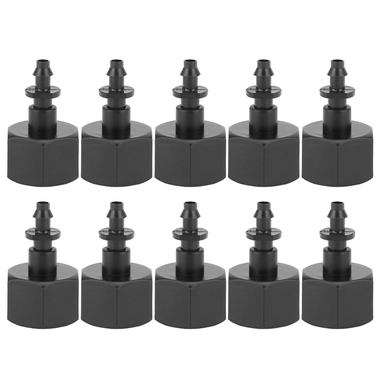 10PCS G1/2 Female Thread to 6.5mm Barb Connectors 4/7 Hose Connector view 3
