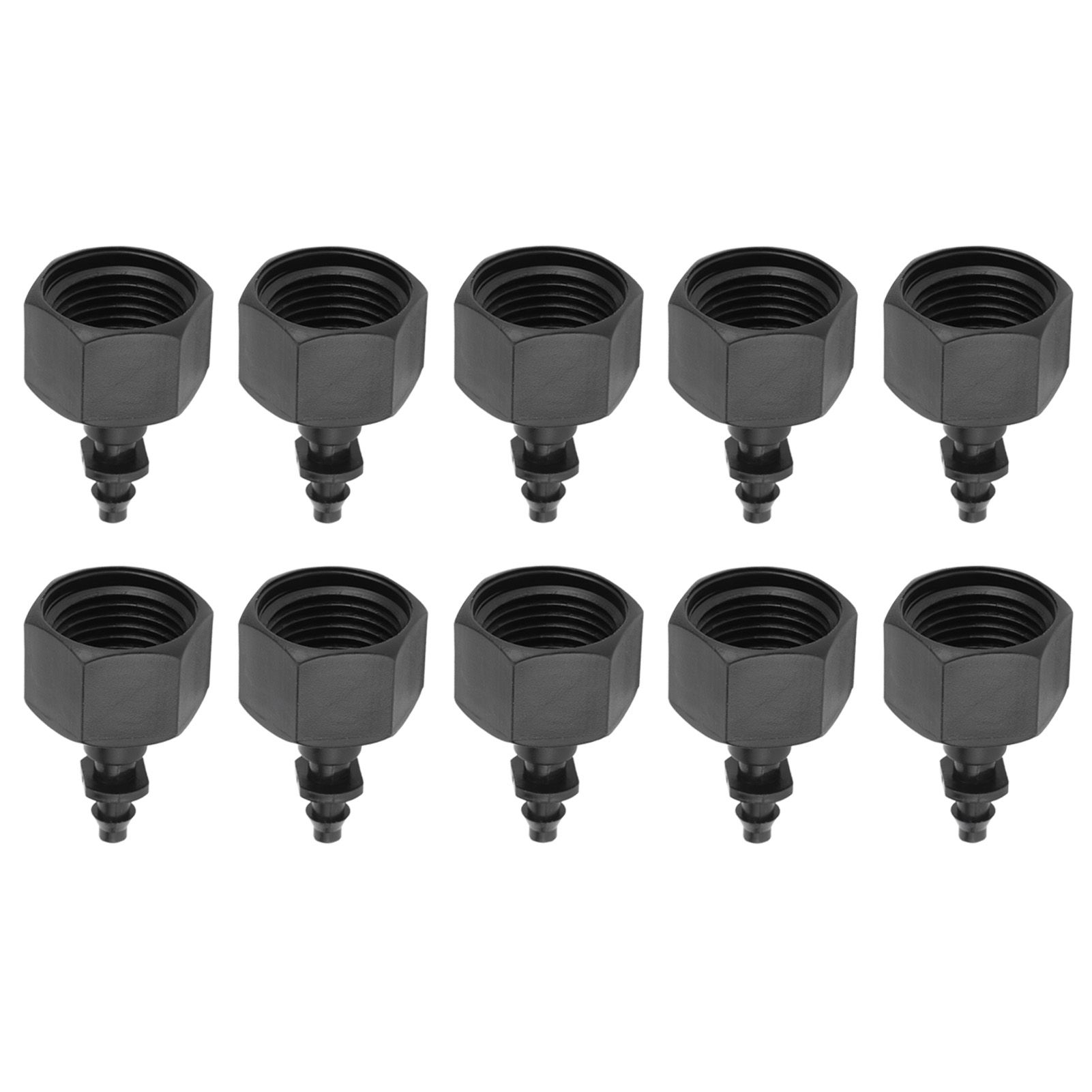 10PCS G1/2 Female Thread to 6.5mm Barb Connectors 4/7 Hose Connector view 10