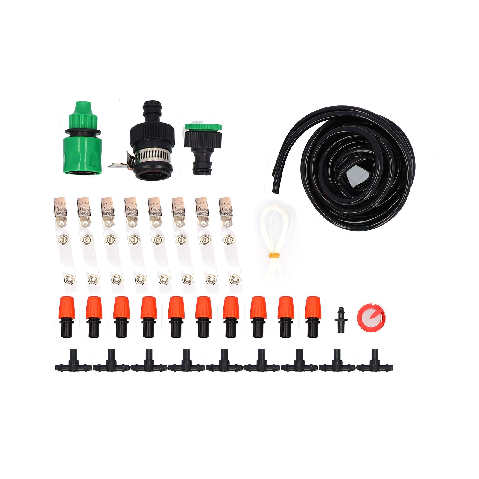 8m Garden Irrigation System Single Outlet Atomizing Kit for Greenhouse Flower Bed — image 1