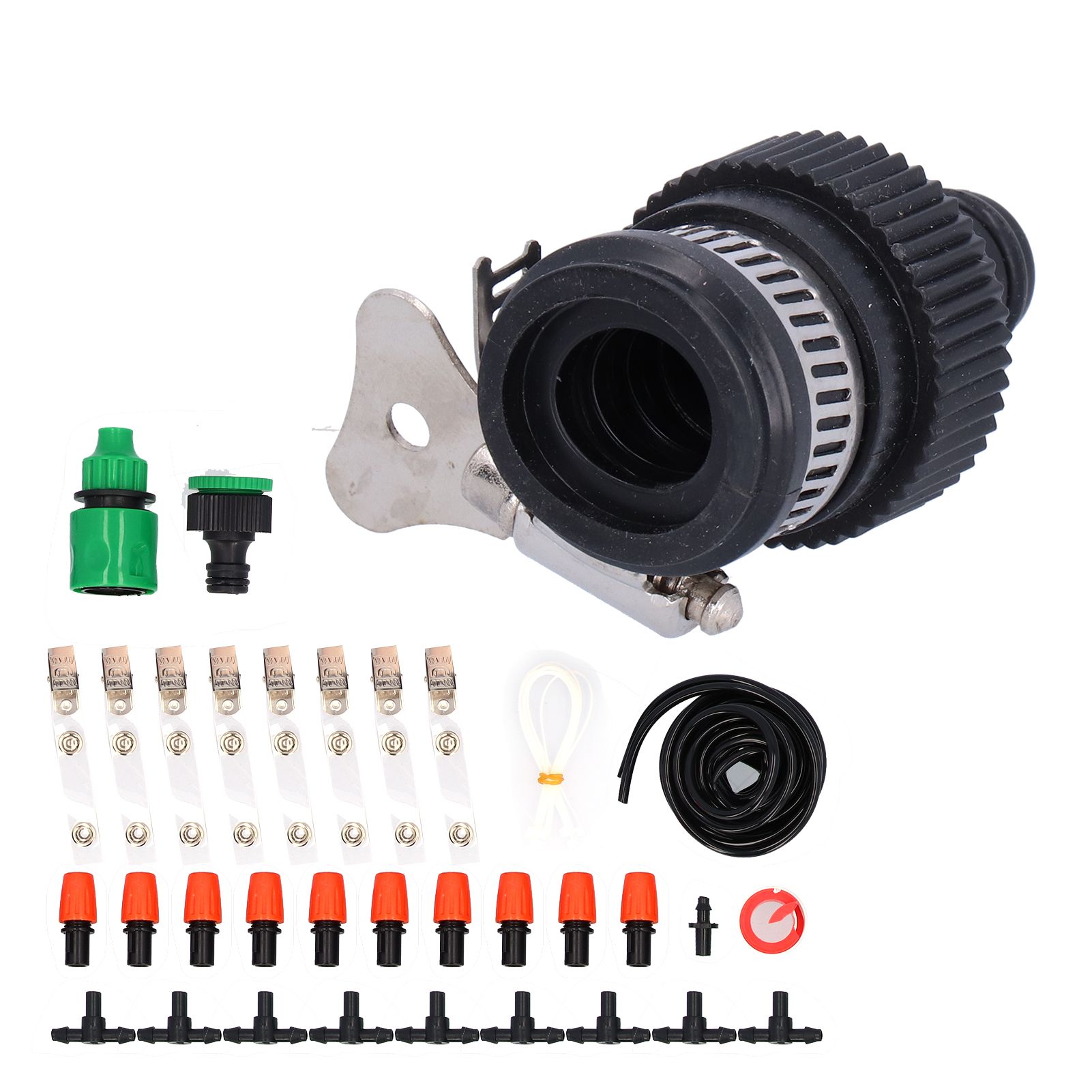 8m Garden Irrigation System Single Outlet Atomizing Kit for Greenhouse Flower Bed view 6
