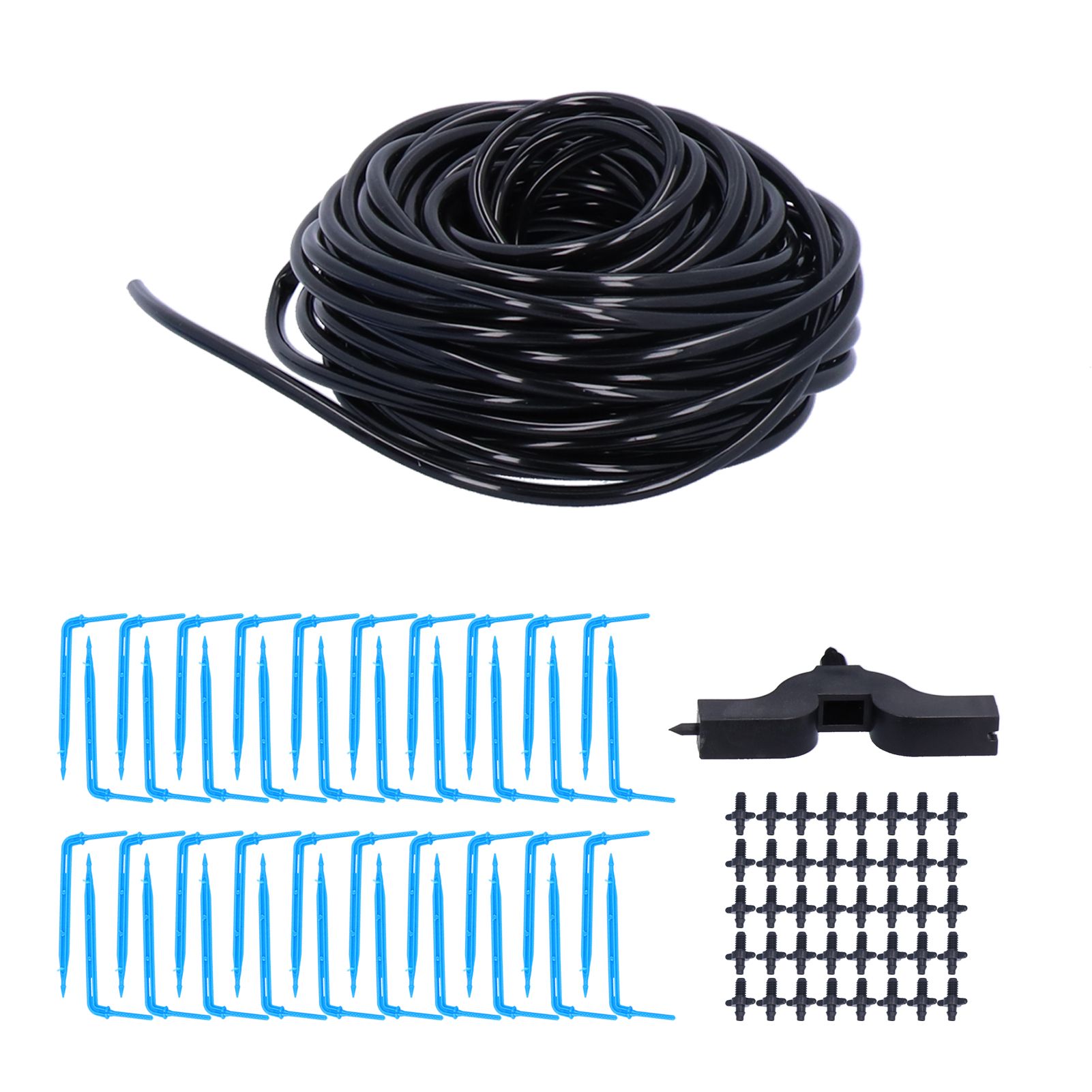 Drip Irrigation Kit 15m Watering Dripper Hose Set Garden Greenhouse Seedling view 3