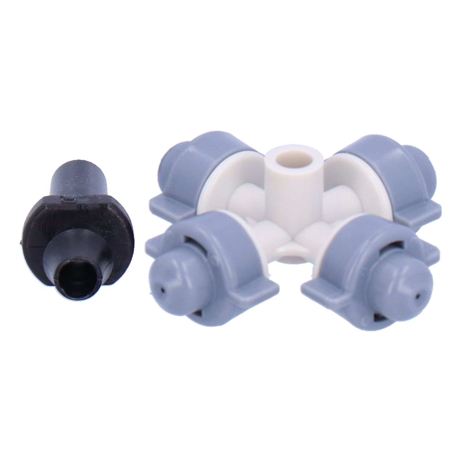50Set 4 Outlet Sprayer Nozzle Misting Hanging Sprinkler Irrigation Accessory Gray view 8