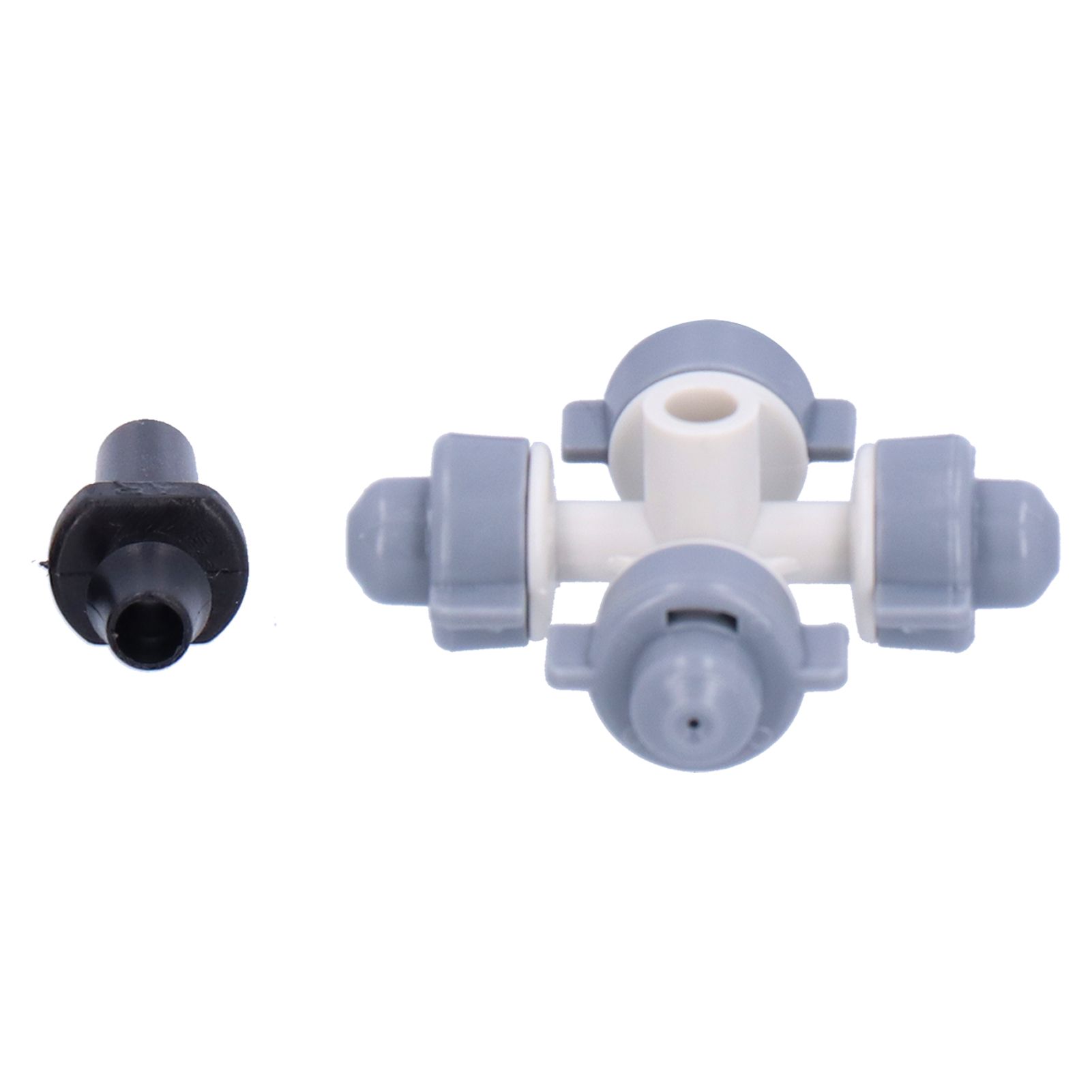 50Set 4 Outlet Sprayer Nozzle Misting Hanging Sprinkler Irrigation Accessory Gray view 9