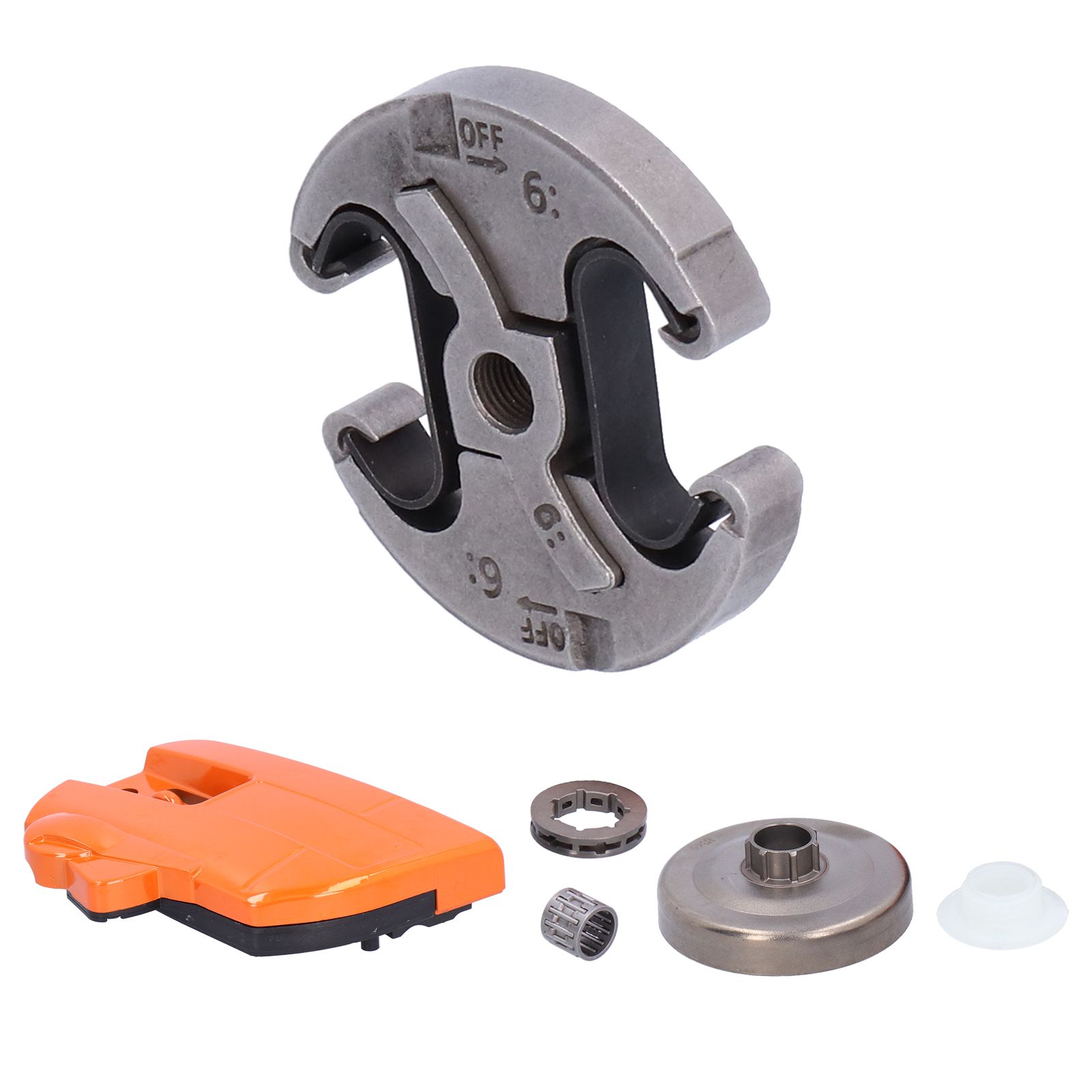 Chain Sprocket Clutch Cover Kit Fit for Husqvarna 353 351 350 346XP 345 Chainsaw view 12
