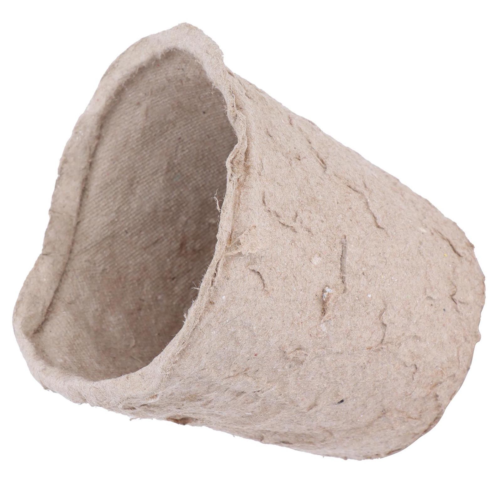 100Pcs 6cm Paper Peat Pot Degradable Round Seedling Nursery Cup Garden Accessory view 8