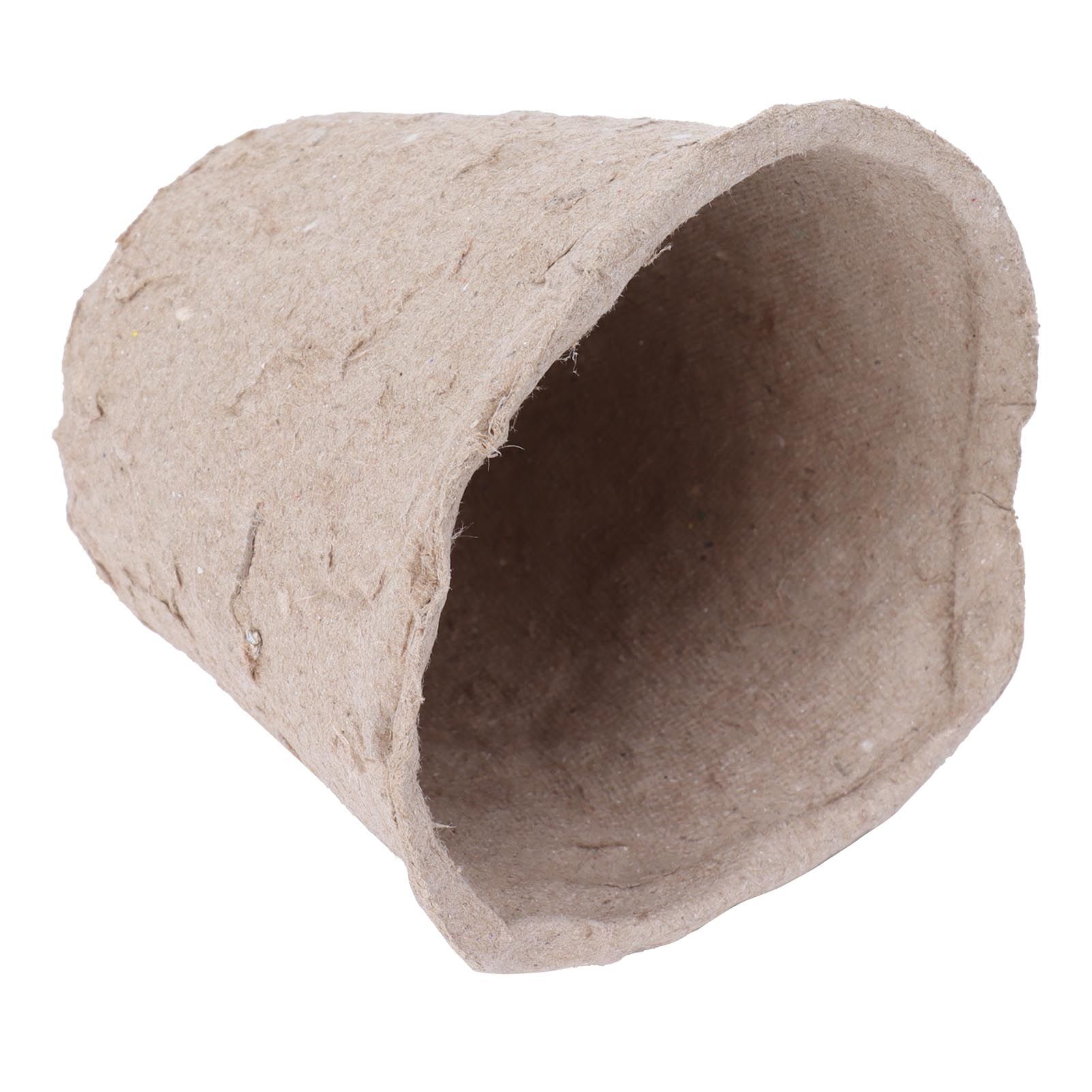 100Pcs 6cm Paper Peat Pot Degradable Round Seedling Nursery Cup Garden Accessory view 9