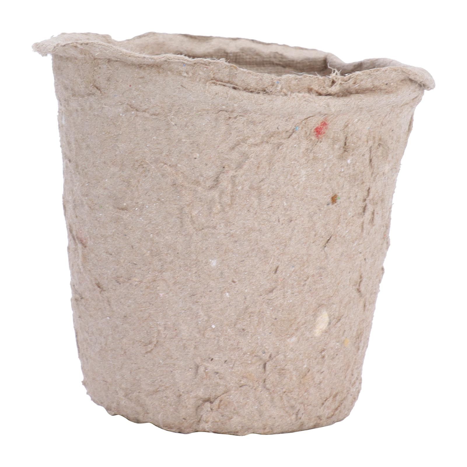 100Pcs 6cm Paper Peat Pot Degradable Round Seedling Nursery Cup Garden Accessory view 10