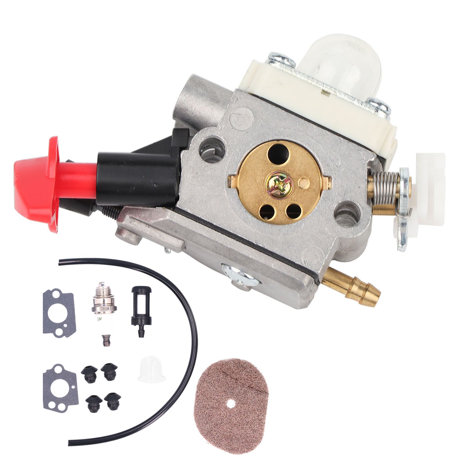 Carburetor Kit Fit for Stihl FS50 FS50C HT56 HT56C KM56 KM56C KN56 FS56 FS56C view 2