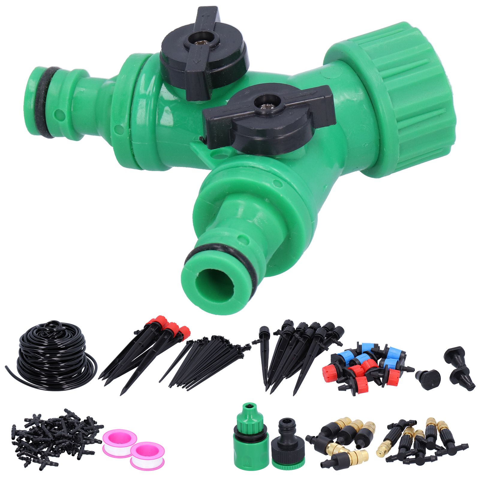 25M Garden Irrigation System Micro Drip Irrigation Equipment Kit Plant view 10