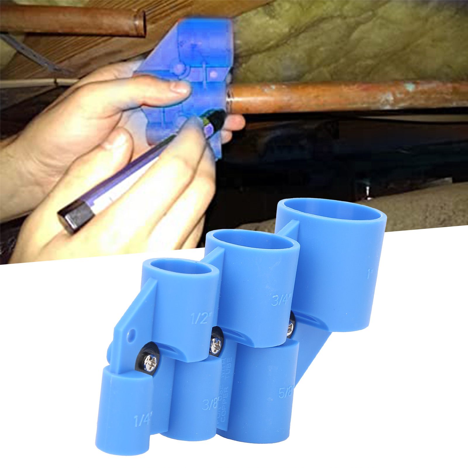 Pipe Depth Meter Gauge Universal Plastic Water Hose Depth Measuring Tool Accessory view 12