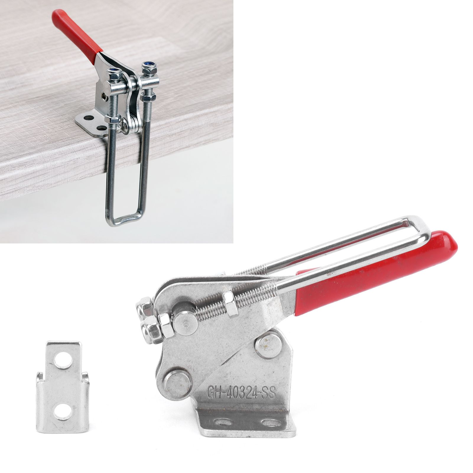 GH-40324-SS Toggle Latch Catch Stainless Steel Toggle Clamp Lock Hasp for view 12