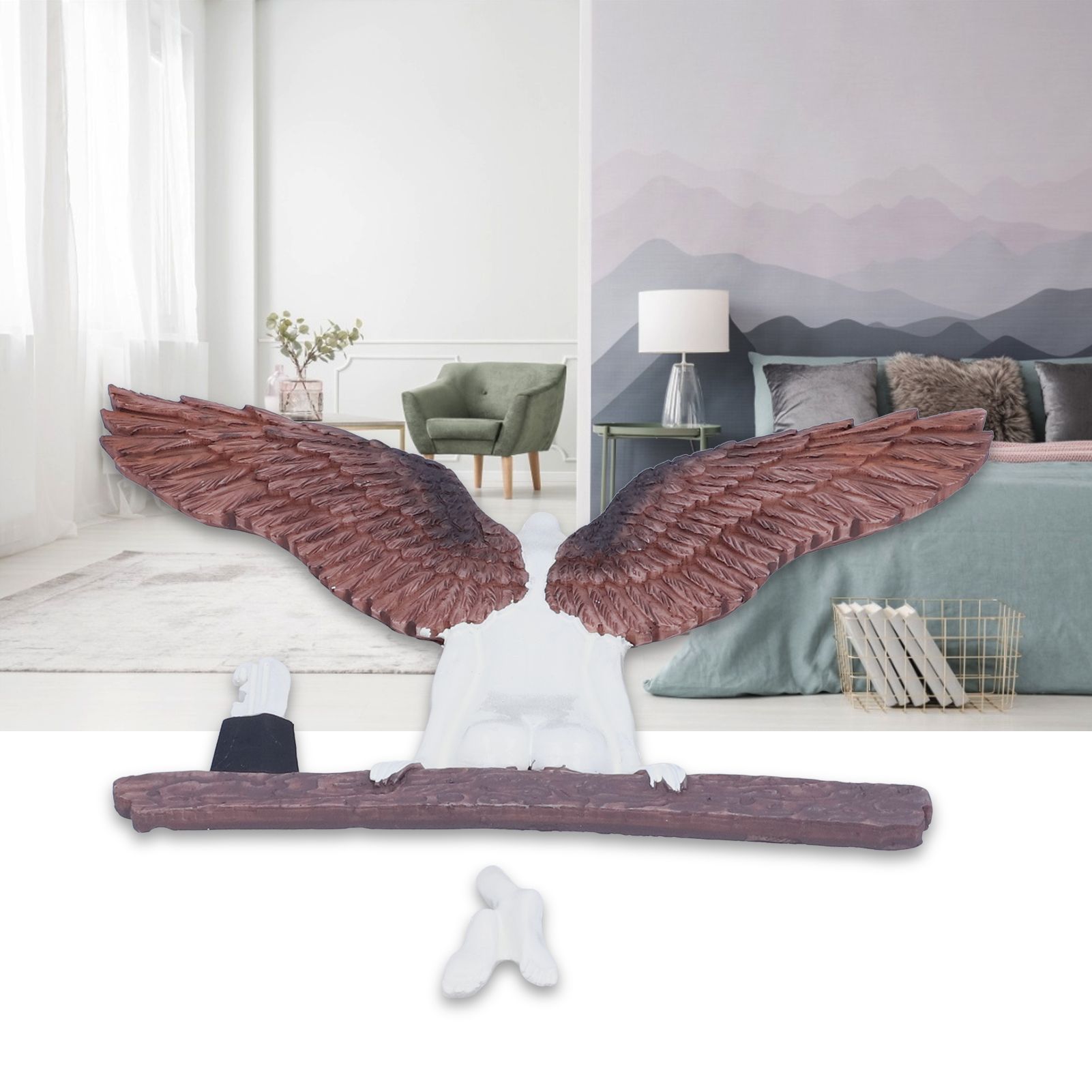 Angel Wing Statues Decoration Tridimensional Resin Crafts Background Ornaments view 11