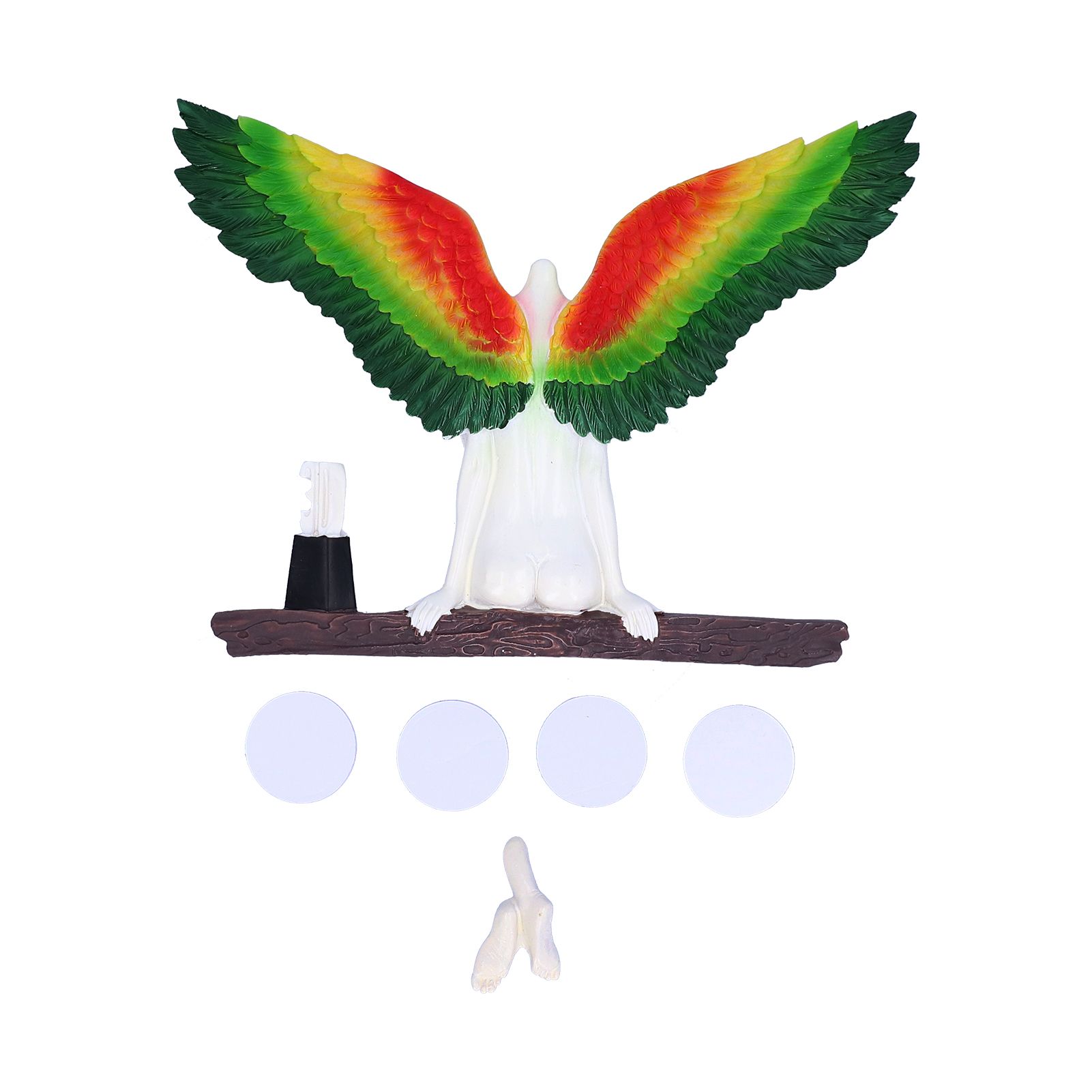 Angel Wing Statues Decoration Tridimensional Resin Crafts Background Ornaments view 2