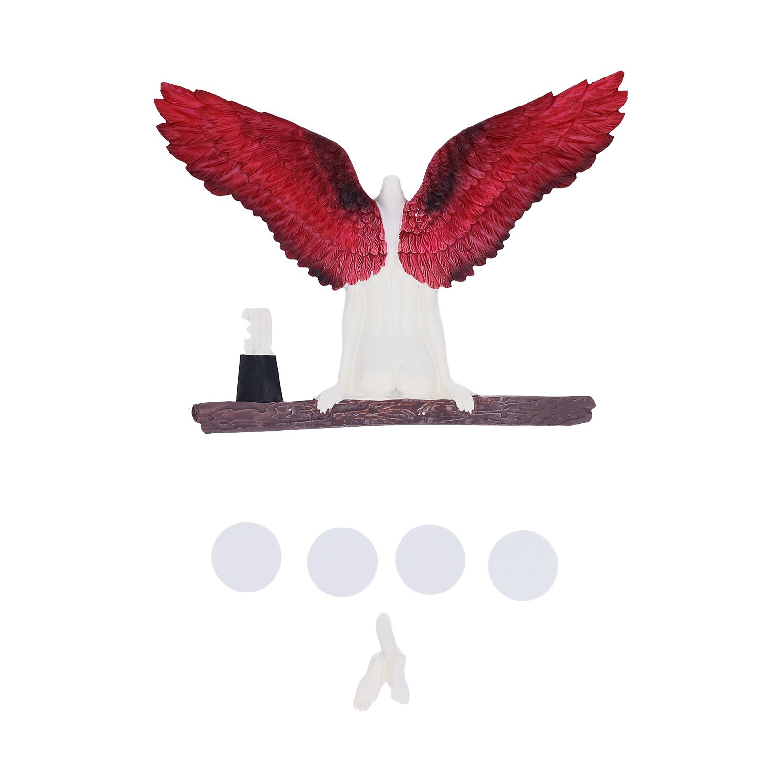 Angel Wing Statues Decoration Tridimensional Resin Crafts Background Ornaments view 2