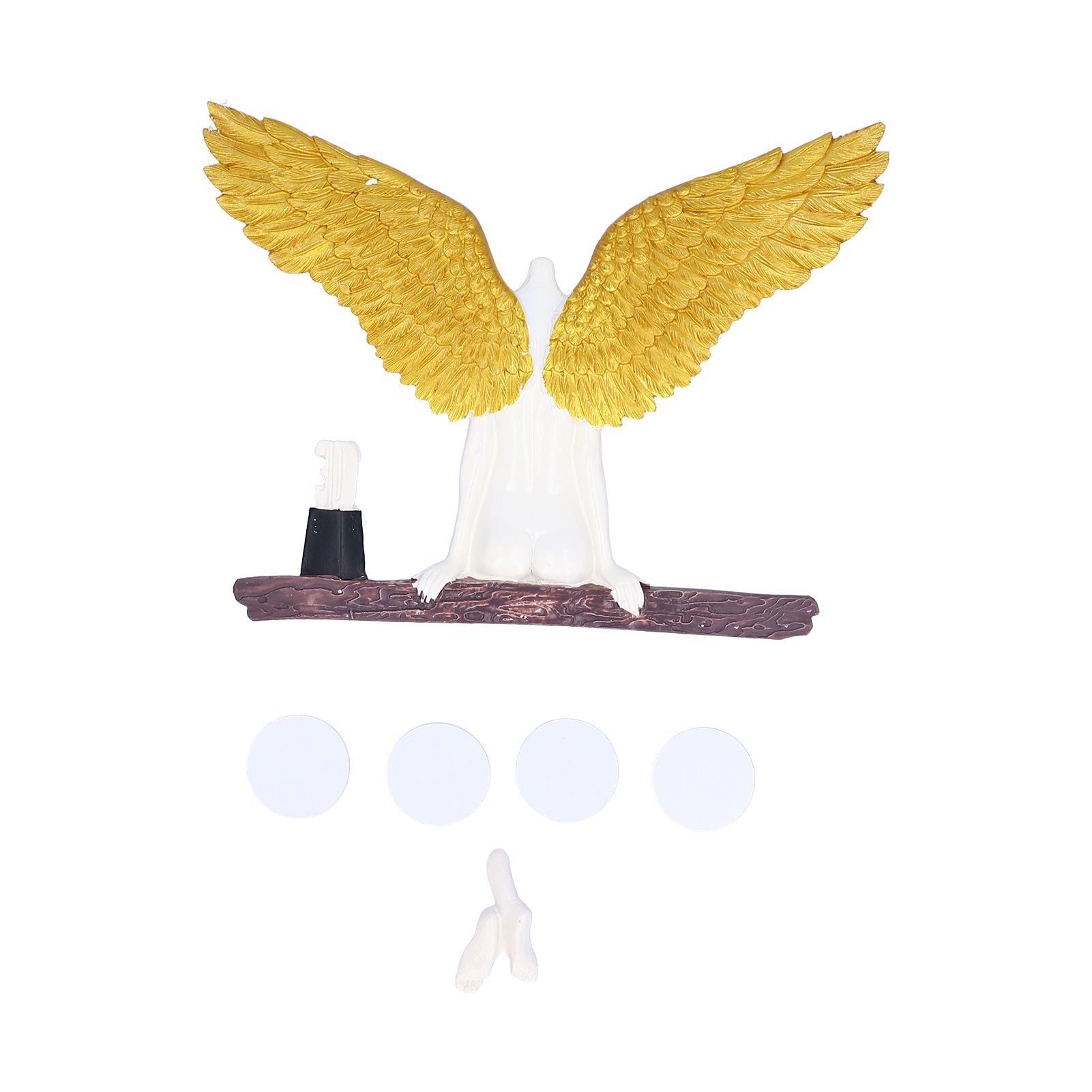 Angel Wing Statues Decoration Tridimensional Resin Crafts Background Ornaments view 2