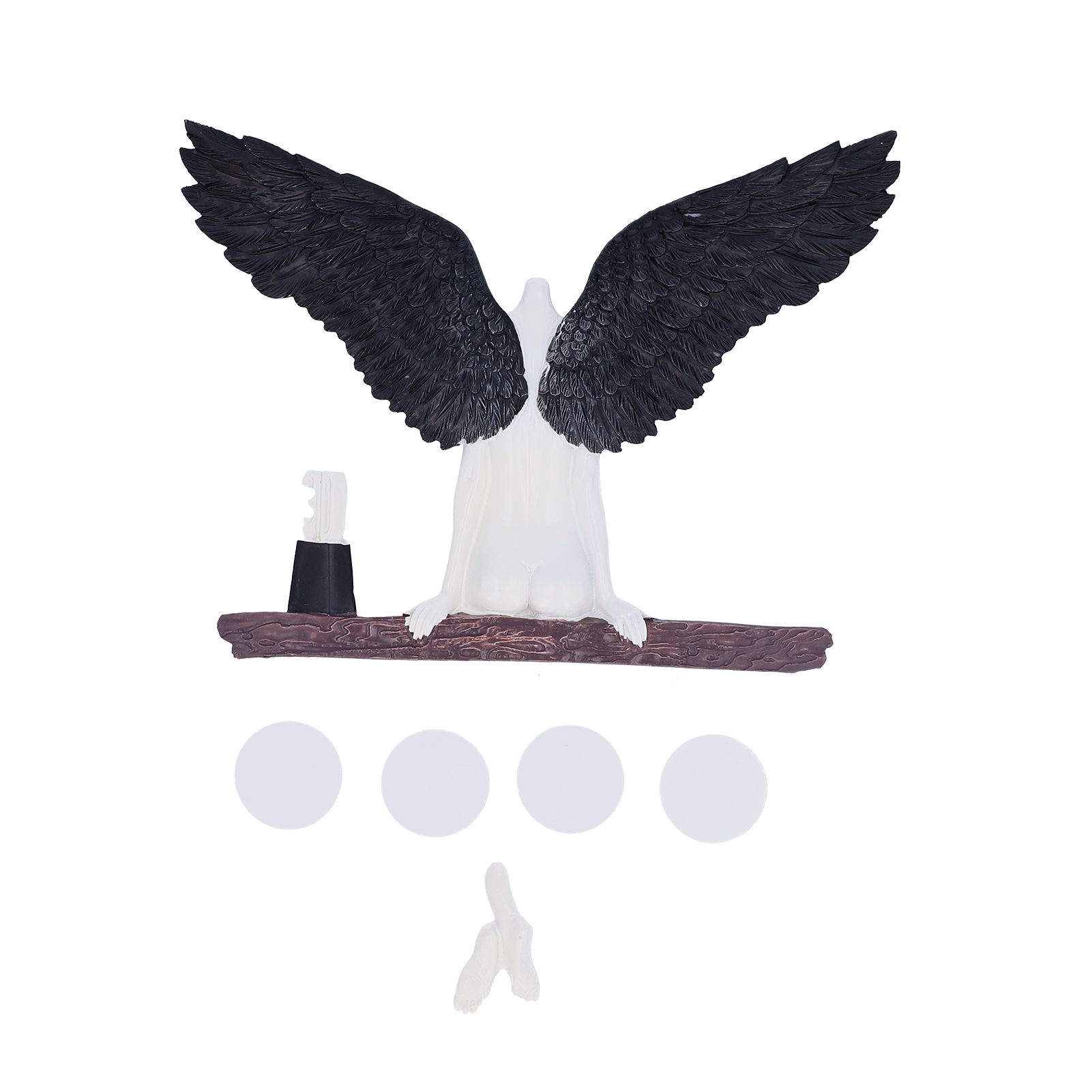 Angel Wing Statues Decoration Tridimensional Resin Crafts Background Ornaments view 2