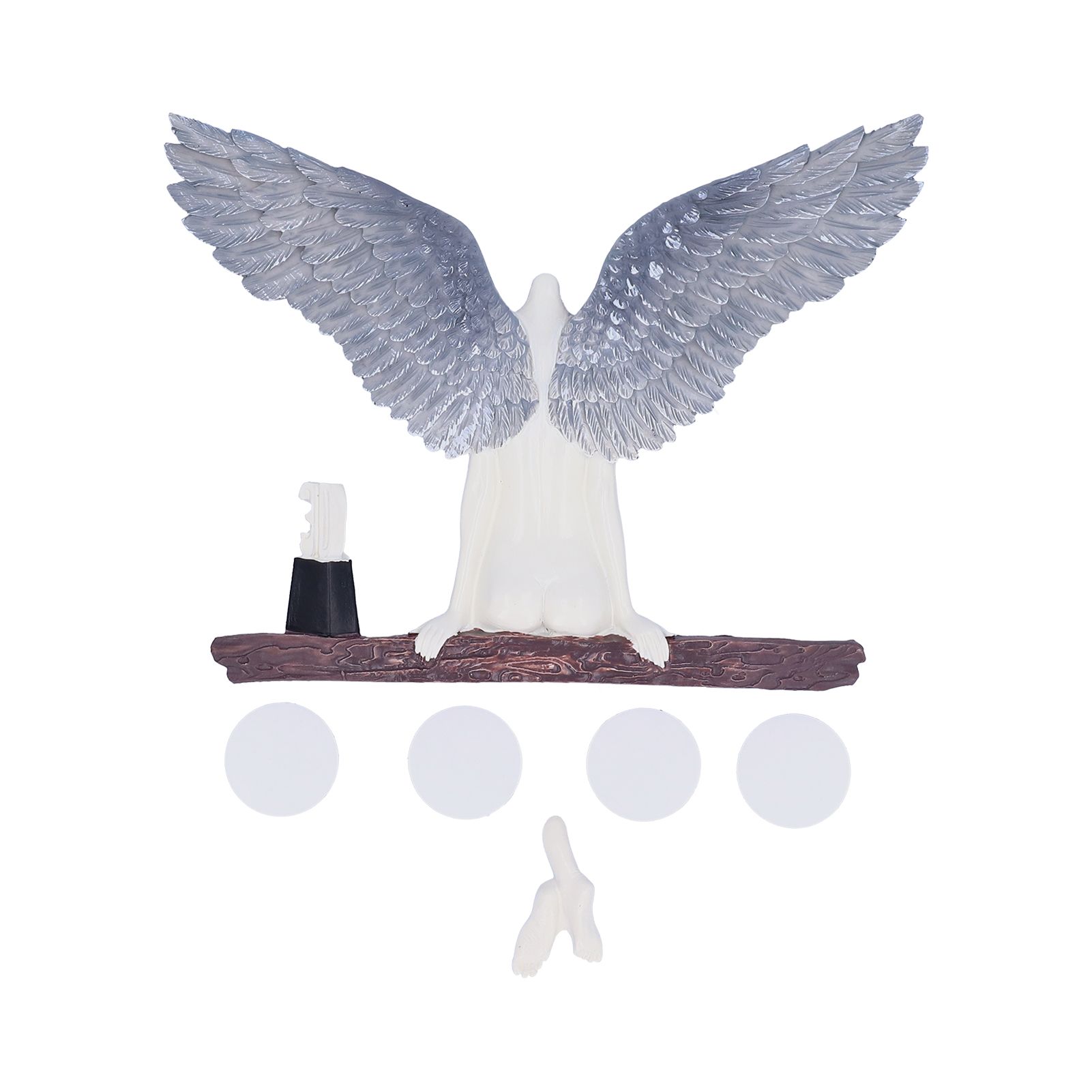 Angel Wing Statues Decoration Tridimensional Resin Crafts Background Ornaments view 2