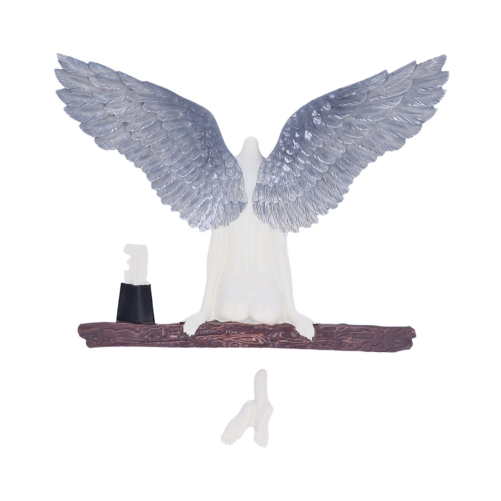 Angel Wing Statues Decoration Tridimensional Resin Crafts Background Ornaments view 3
