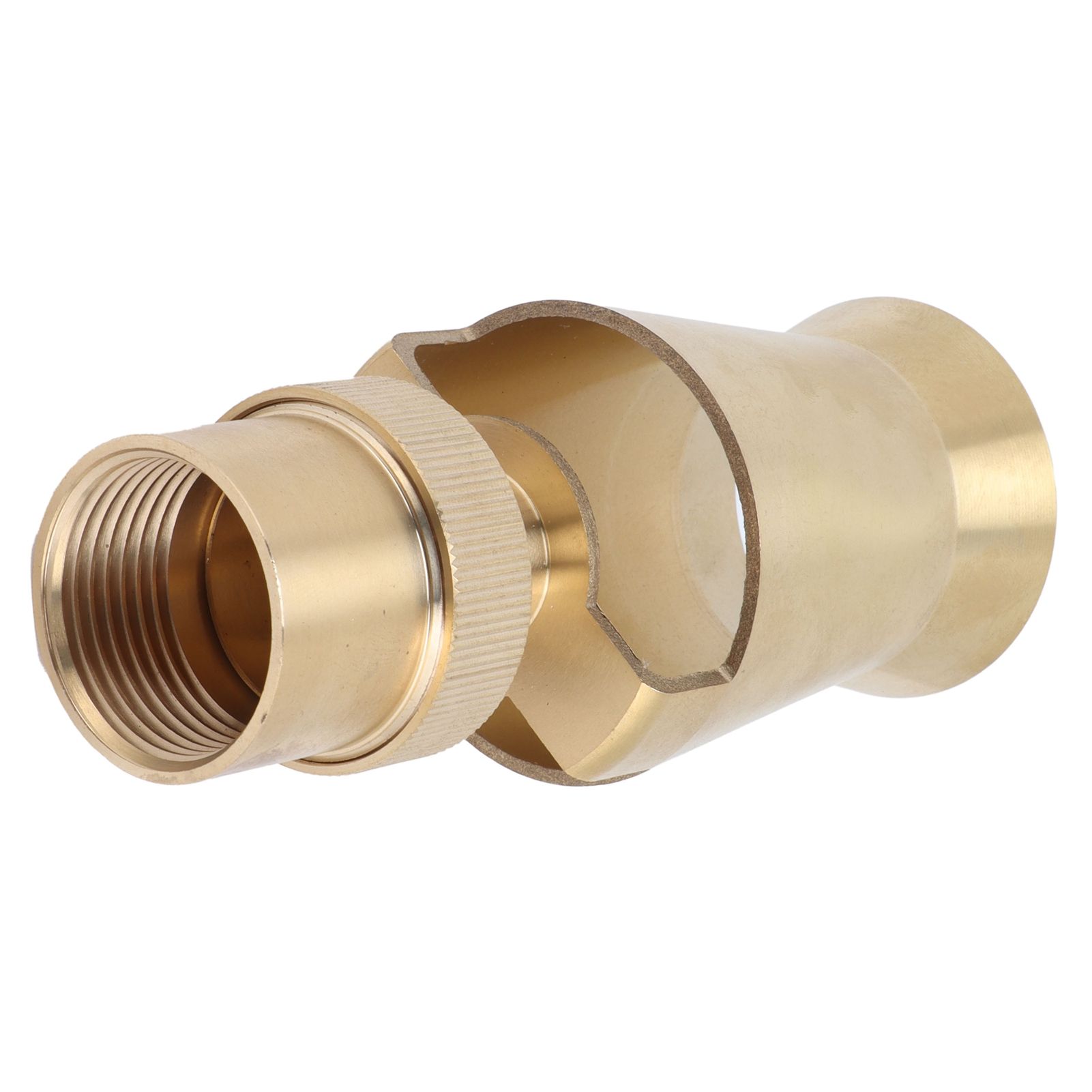 Brass Ice Tower Cedar Water Fountain Nozzle Spray Head Adjustable Pond