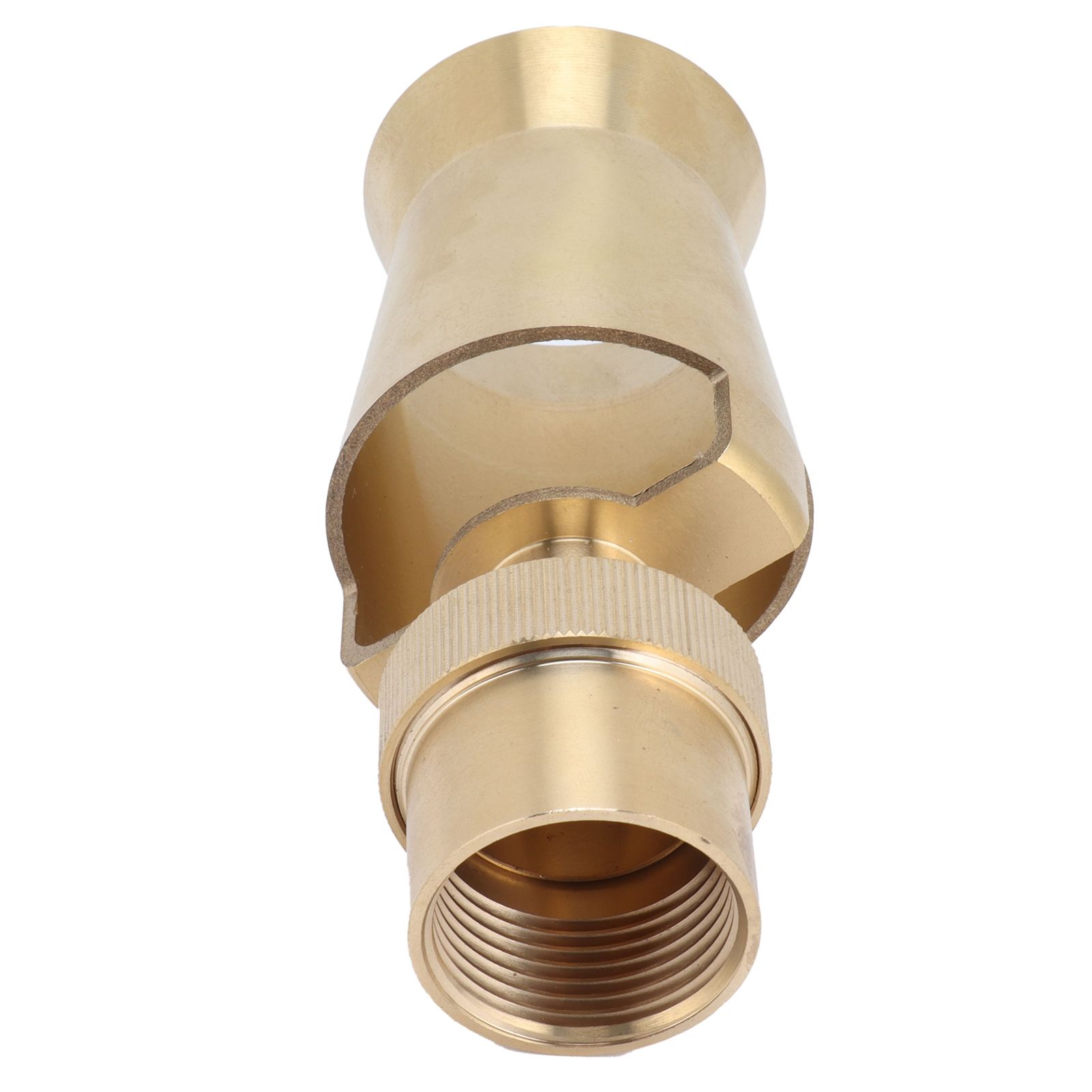 Brass Ice Tower Cedar Water Fountain Nozzle Spray Head Adjustable Pond view 3