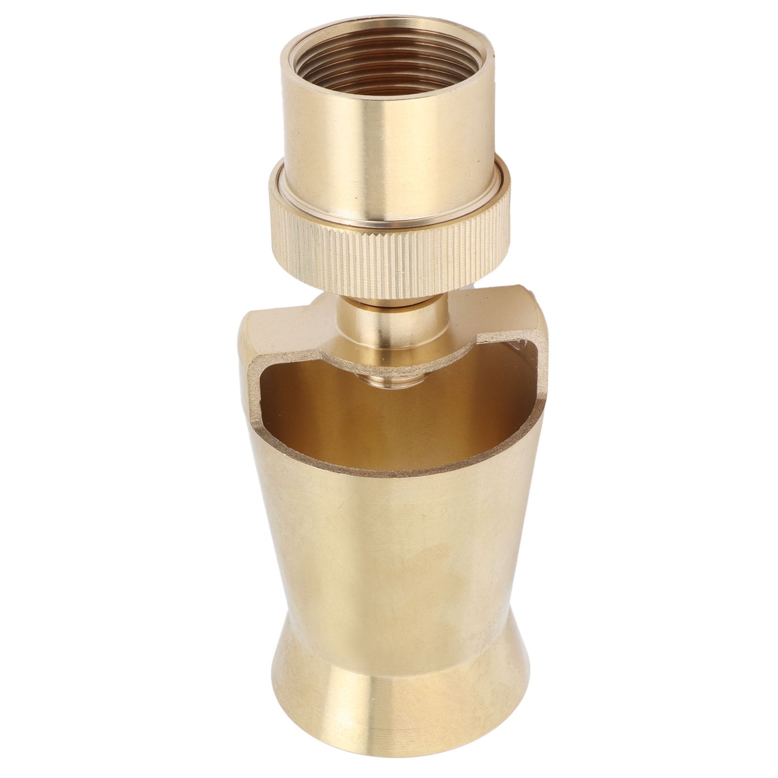 Brass Ice Tower Cedar Water Fountain Nozzle Spray Head Adjustable Pond view 4