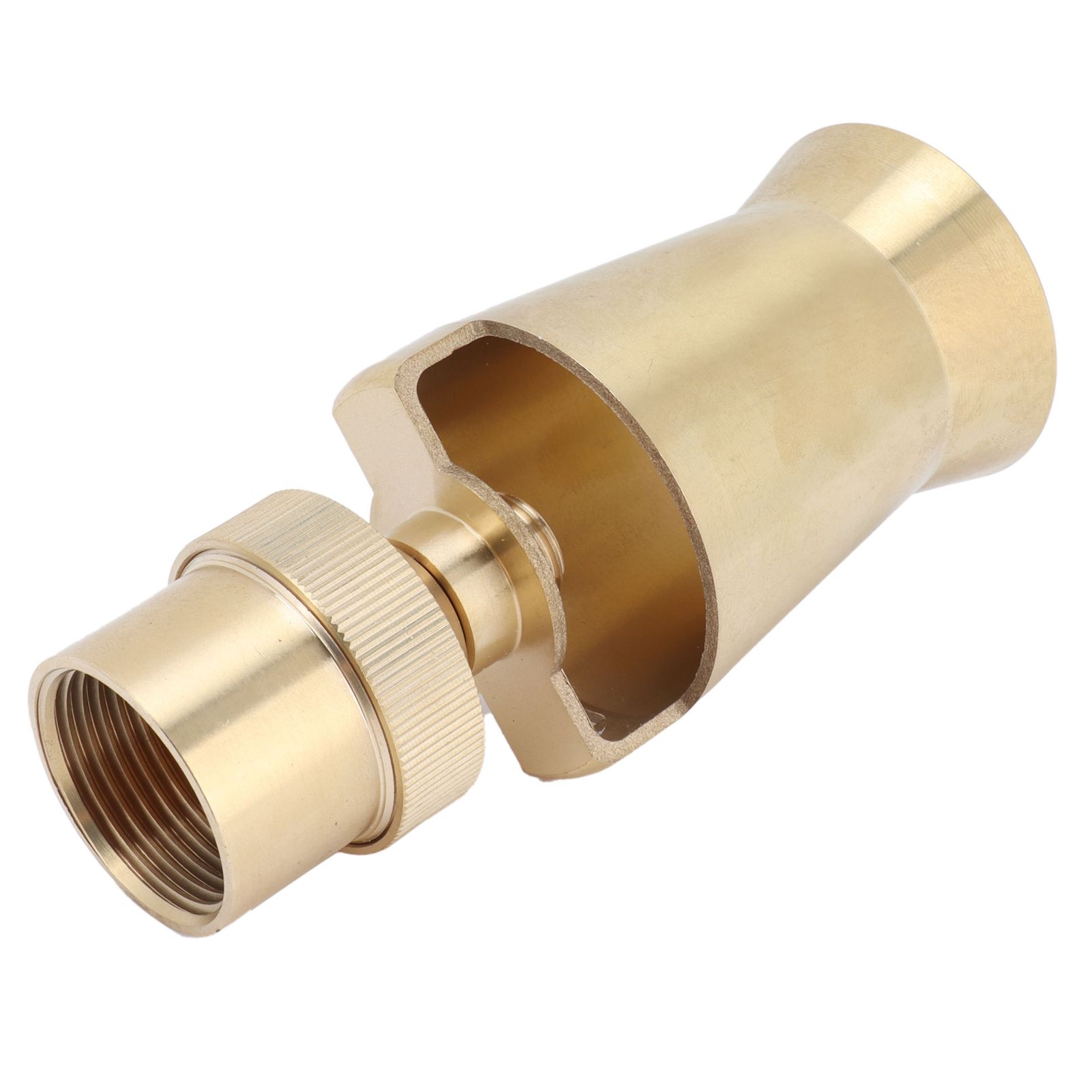 Brass Ice Tower Cedar Water Fountain Nozzle Spray Head Adjustable Pond view 9