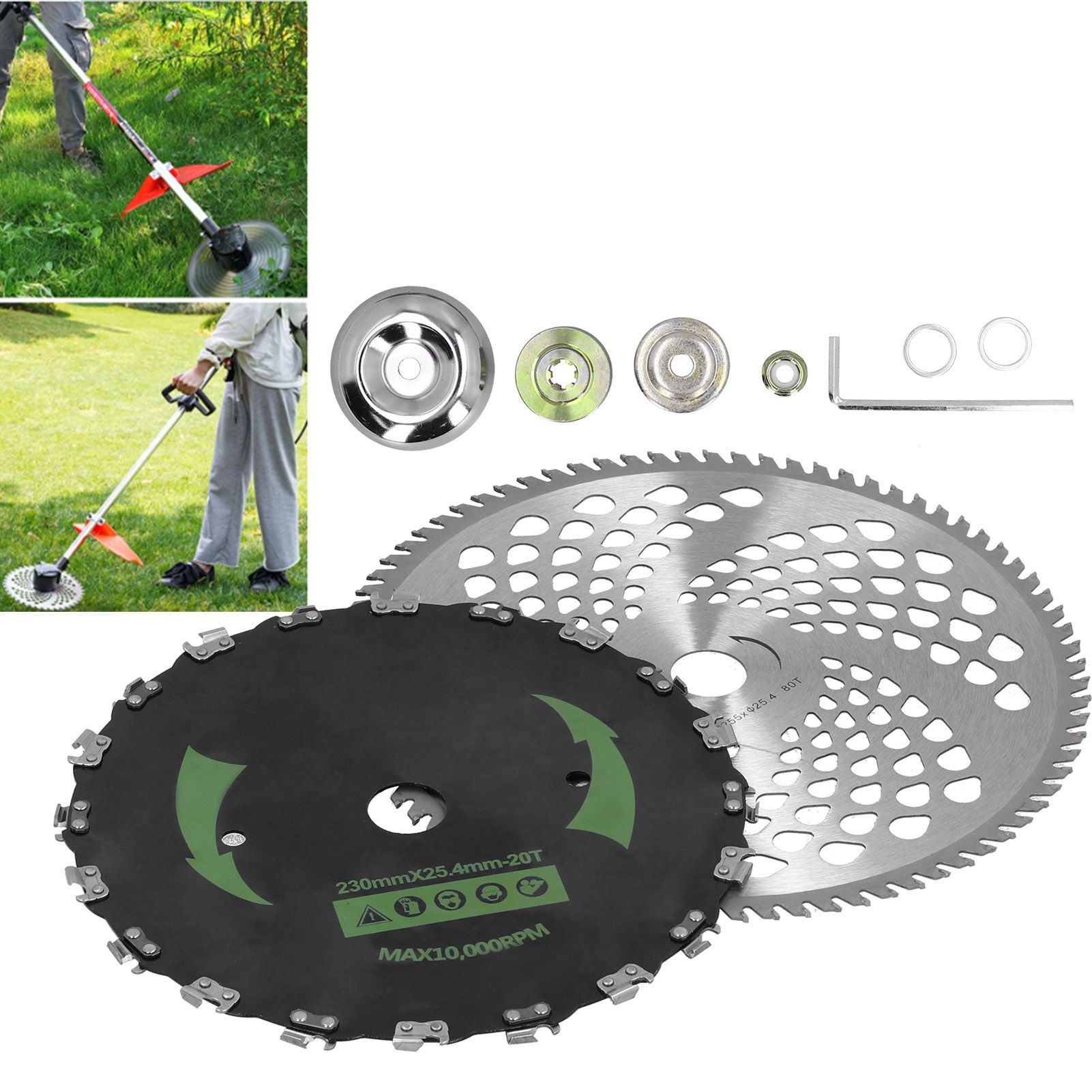 Brush Cutter Blade Lawn Mower Cutter Circular Saw Blade Replacement Gardening Tool view 12