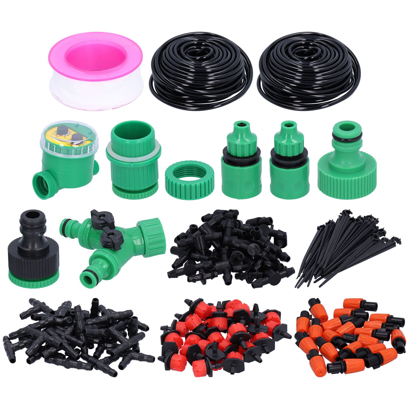 30M Adjustable Irrigation Dripper Drip Sprinkler Drip Irrigation Kit with view 2