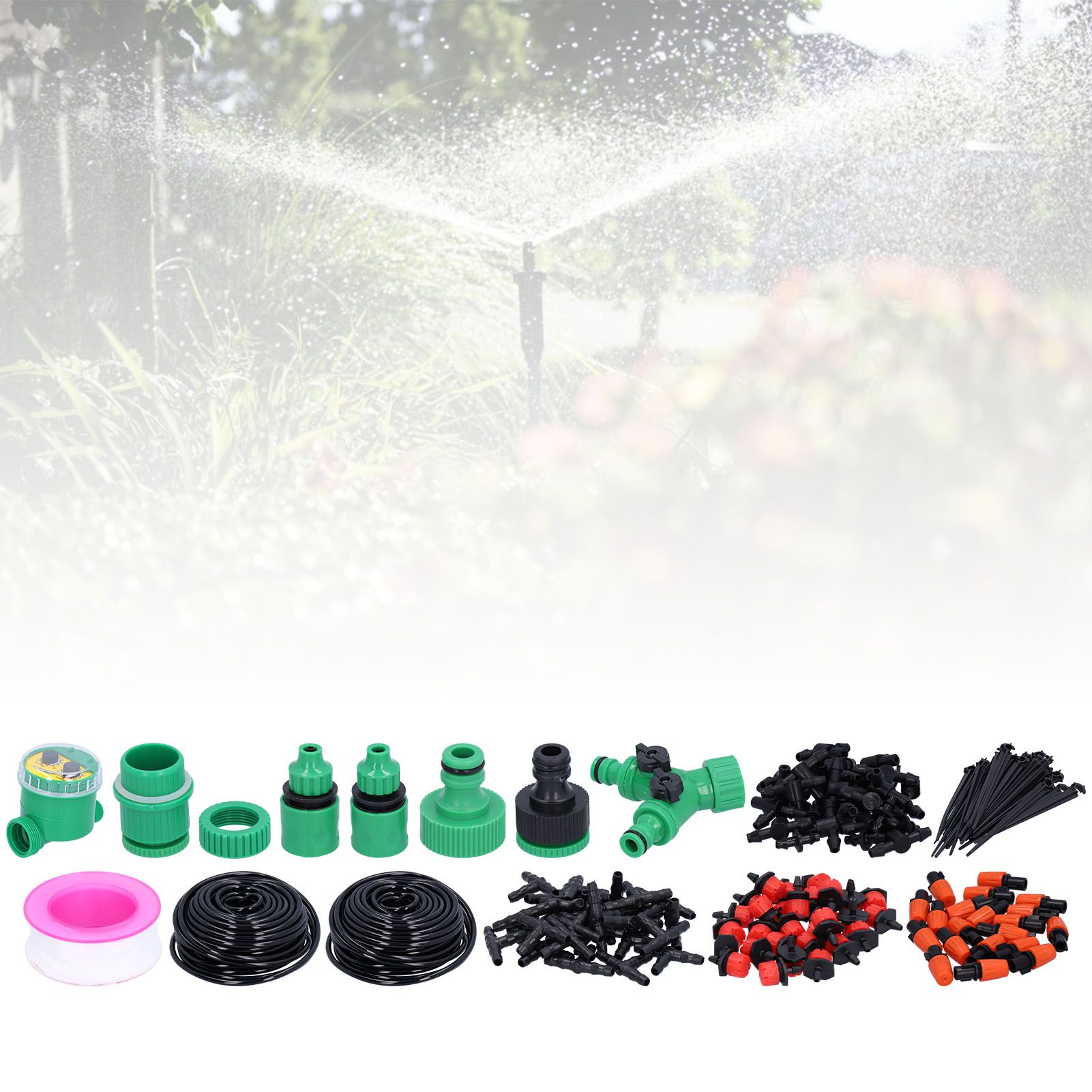 30M Adjustable Irrigation Dripper Drip Sprinkler Drip Irrigation Kit with view 11