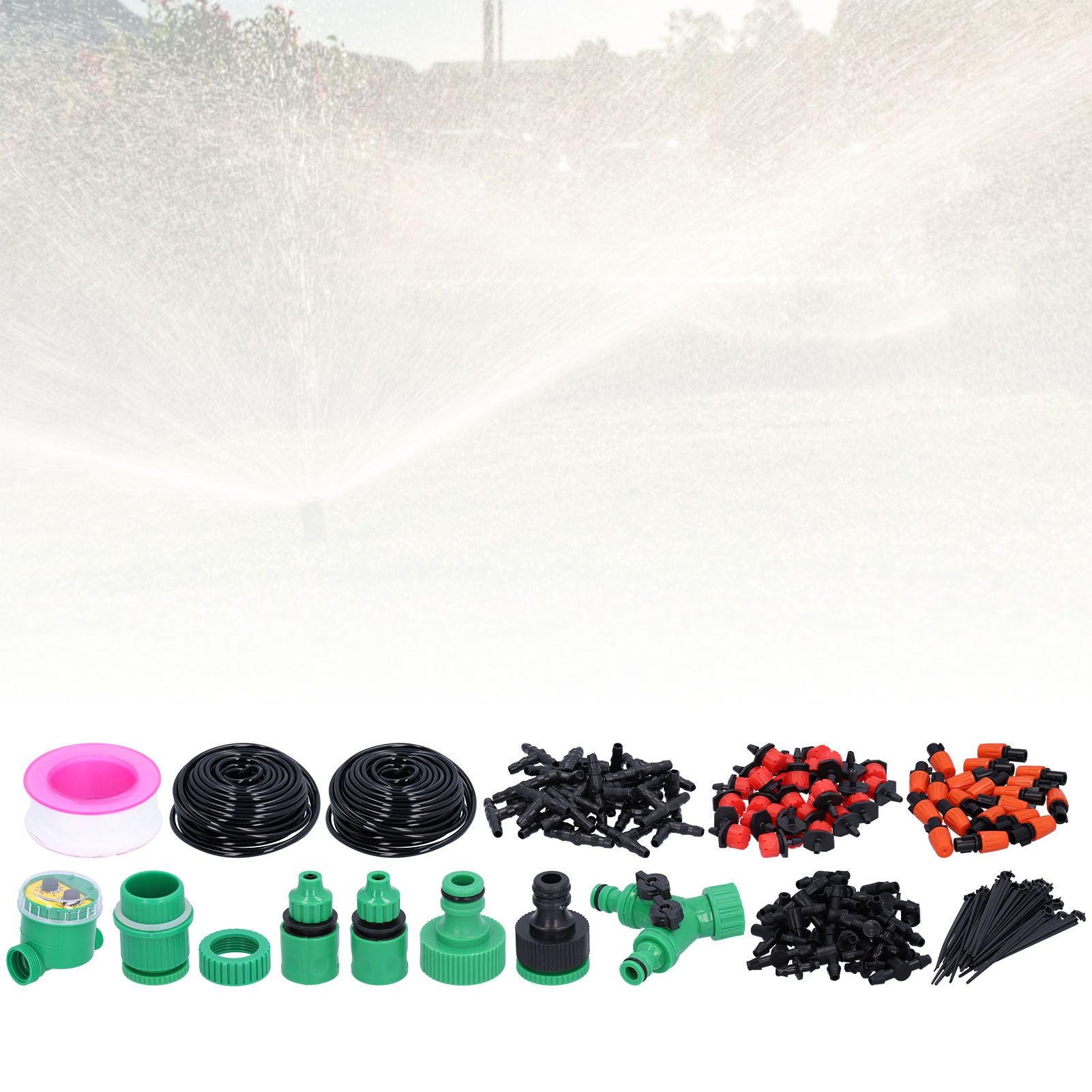 30M Adjustable Irrigation Dripper Drip Sprinkler Drip Irrigation Kit with view 12