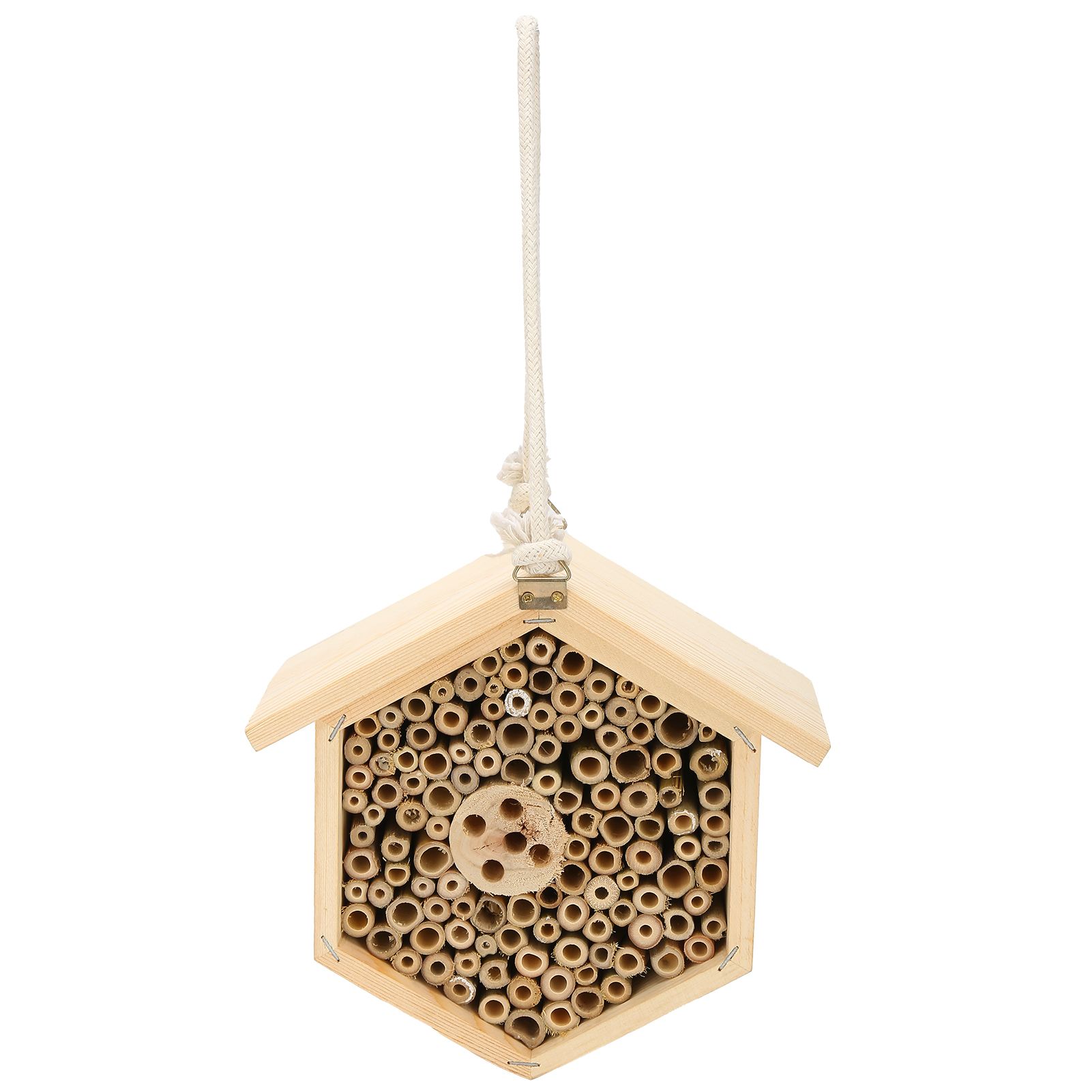Wooden Bee House Decorative Hanging Insect House Insect Hotel for Garden Supplies view 5