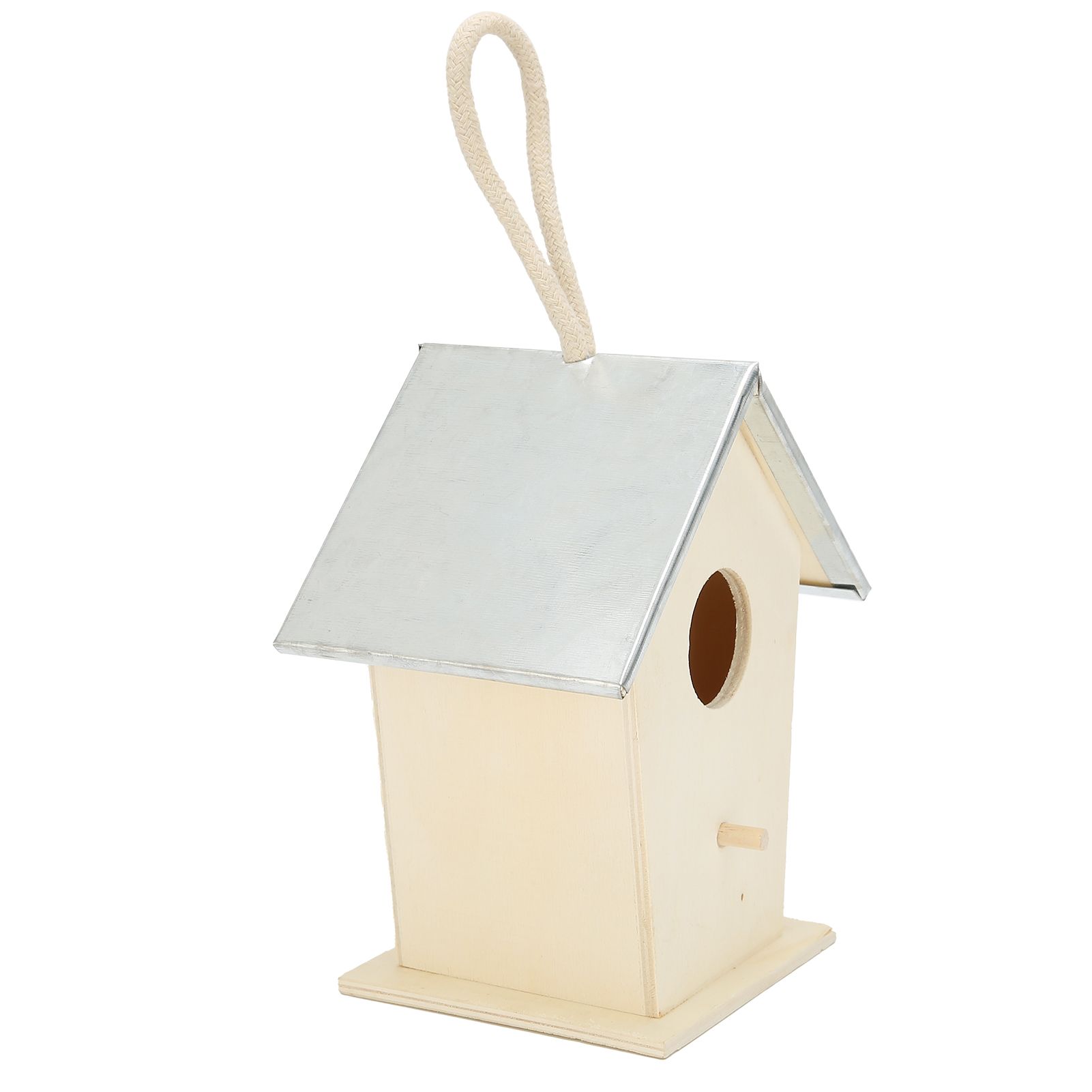 Wooden Bird House Hanging Breeding Nesting Cage Box for Outdoor Garden view 5