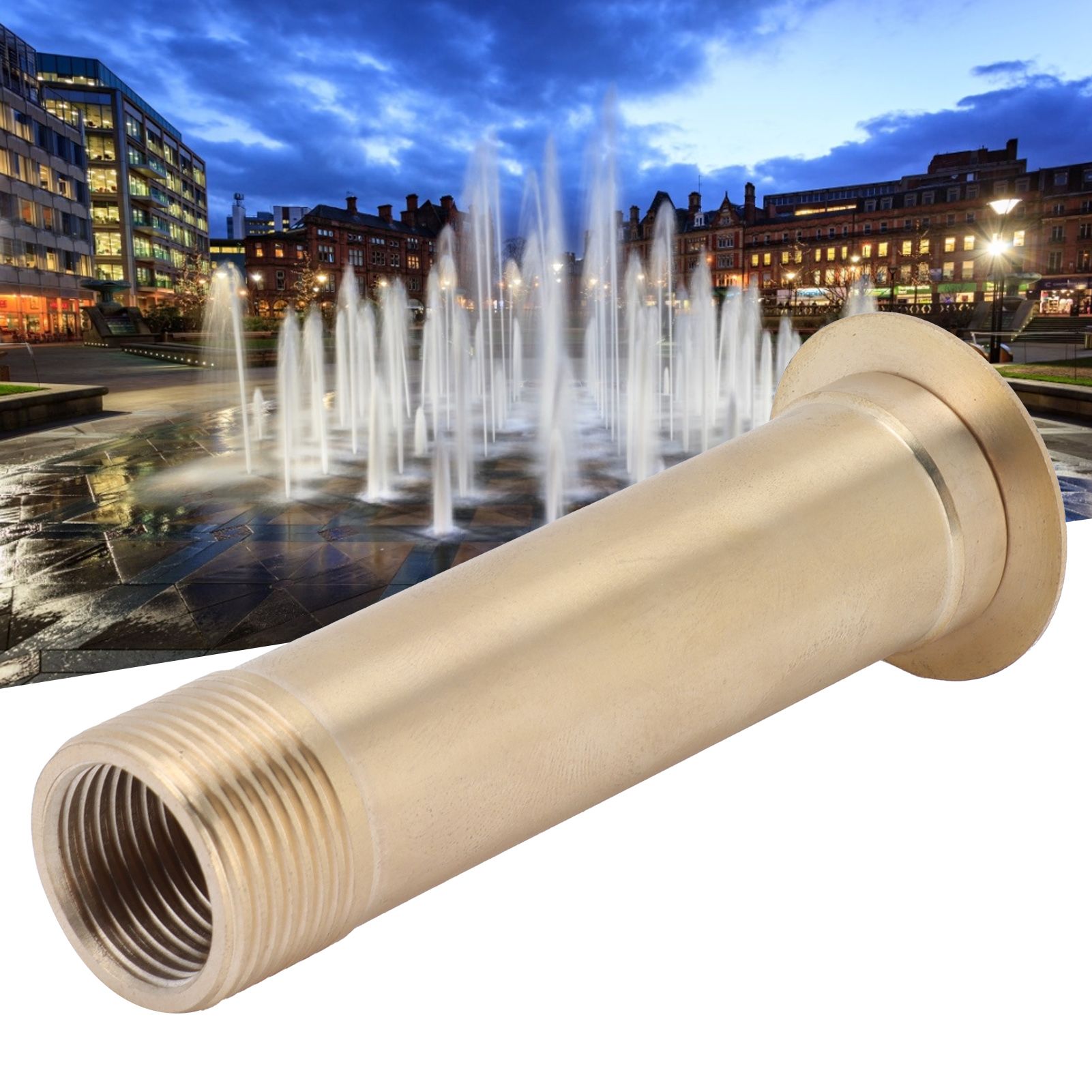 G1/2 Female Thread G3/4 Male Thread Fountain Nozzle Brass Mushroom Spray Head view 12