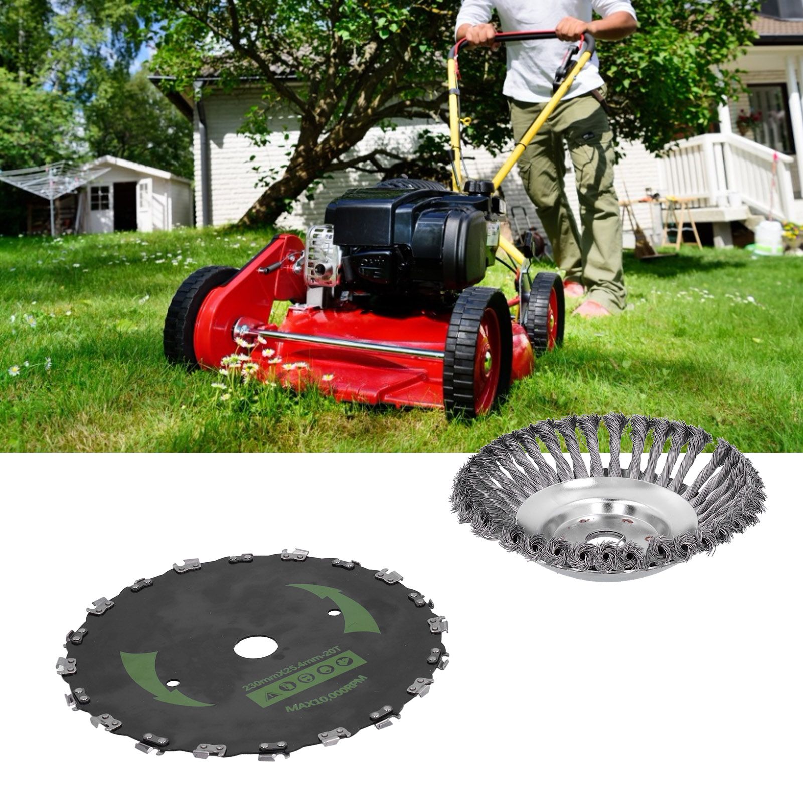 20T Circular Saw Blade Grass Trimmer Cutter Head Derusting Weeding Wheel Lawn view 12