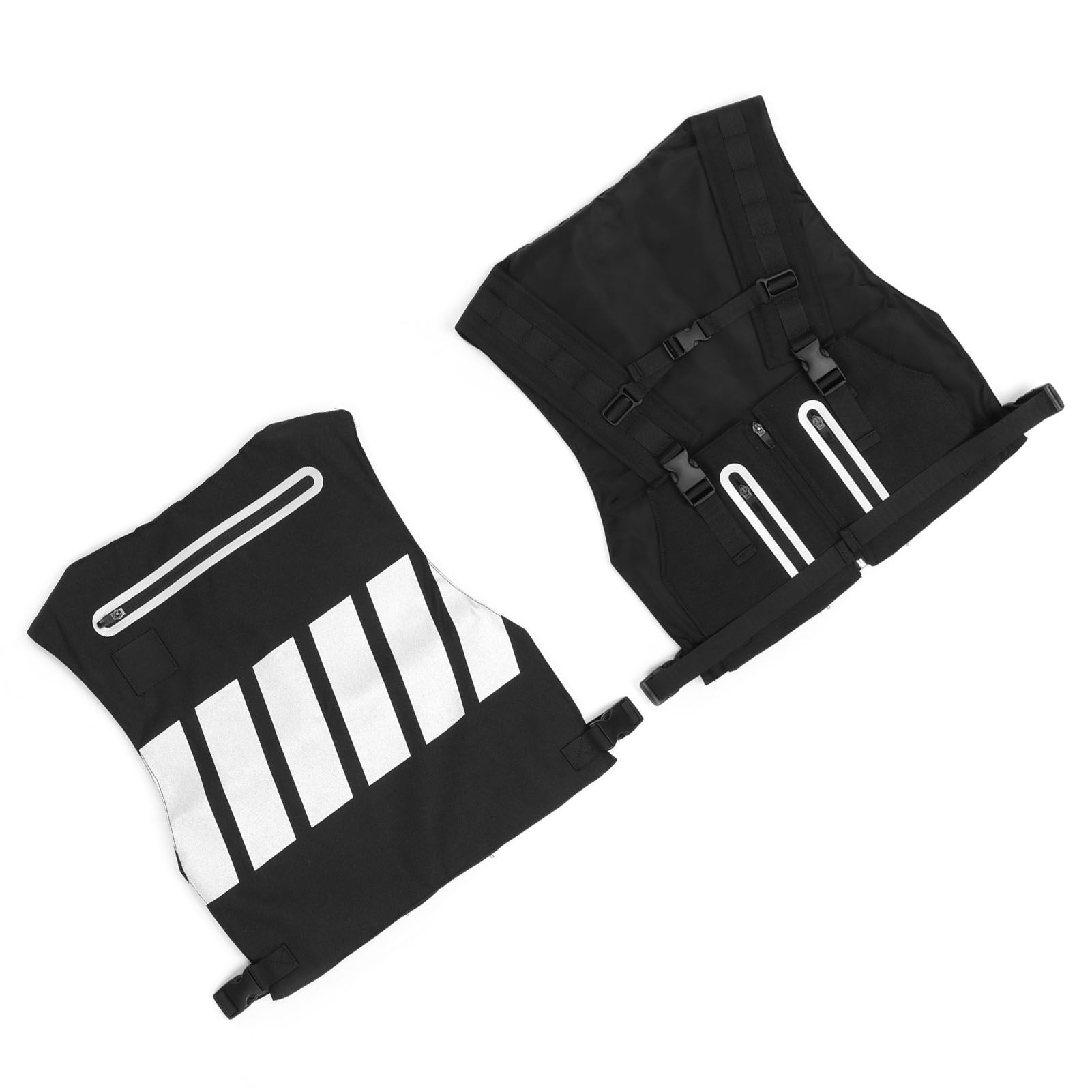 Reflective Safety Vest Cycling Clothes Waistcoat for Courtyard Training Sports view 8
