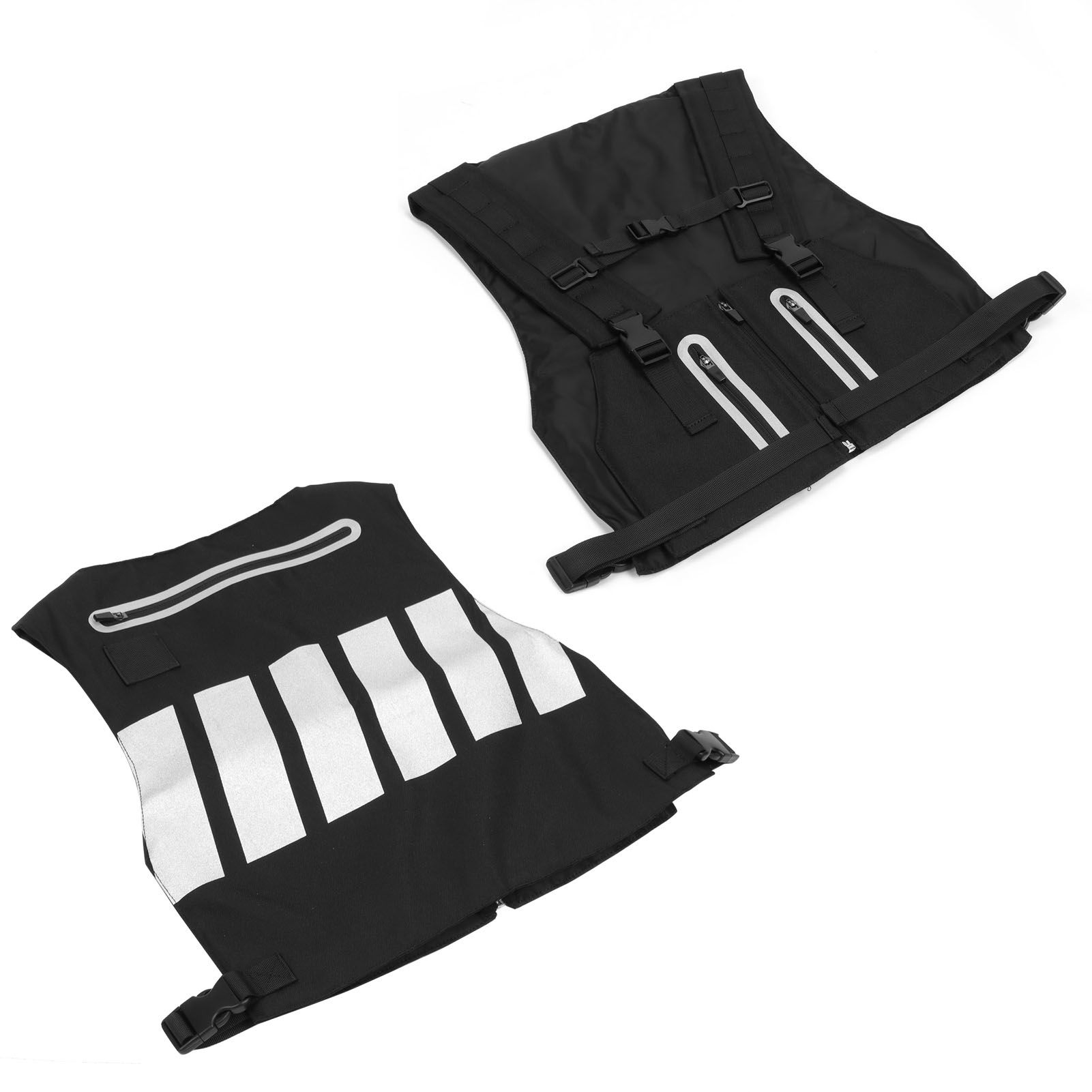 Reflective Safety Vest Cycling Clothes Waistcoat for Courtyard Training Sports view 9