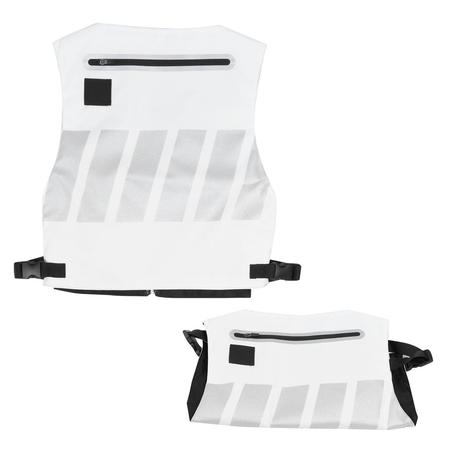 Reflective Safety Vest Cycling Clothes Waistcoat for Courtyard Training Sports view 4